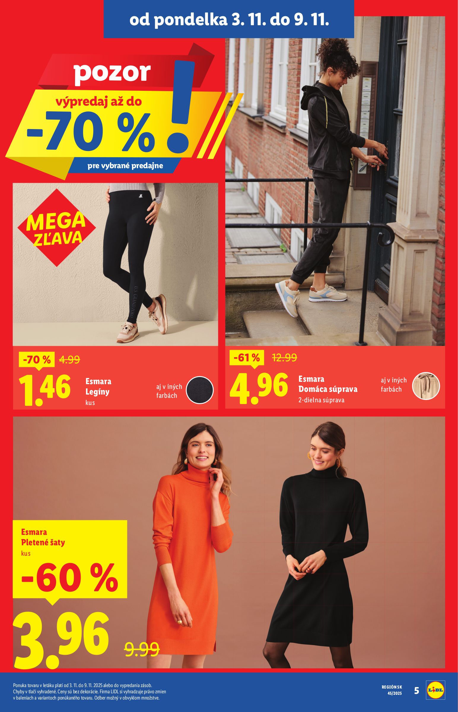 lidl - Leták Lidl - Špeciálne akcie - vybrané predajne platný od 03.11. do 09.11. - page: 5