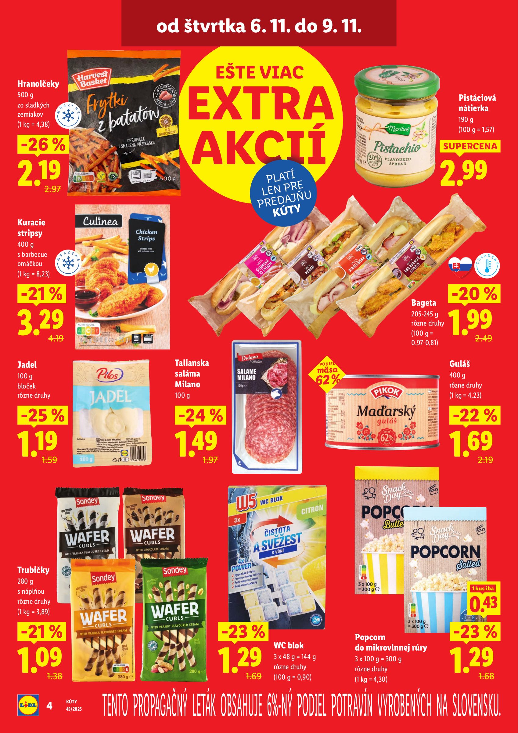 lidl - Leták Lidl - Nová predajňa v Kútoch platný od 06.11. do 09.11. - page: 4