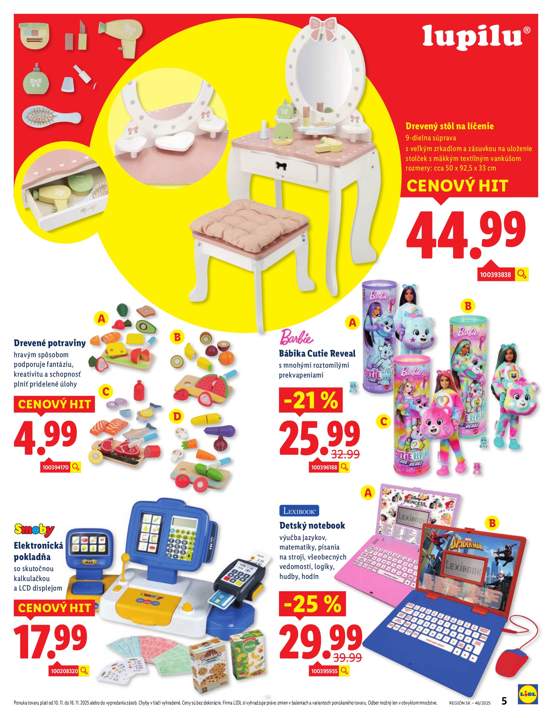 lidl - Leták Lidl.sk platný od 10.11. do 16.11. - page: 5