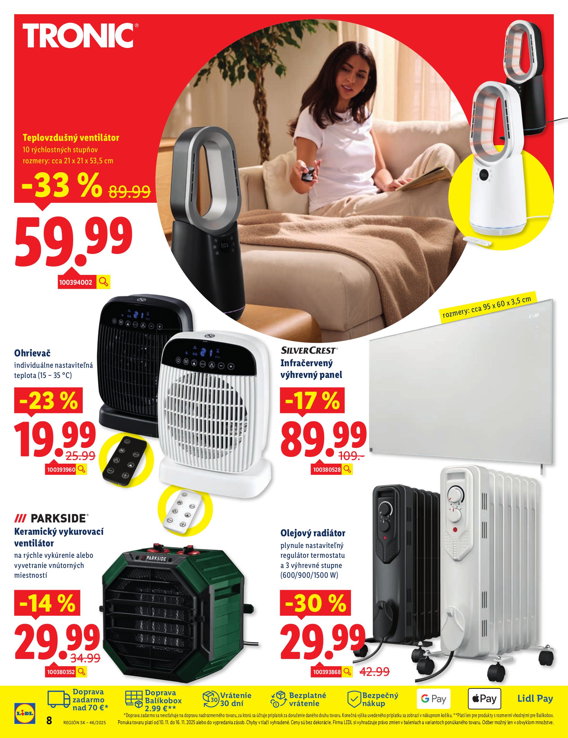 lidl - Leták Lidl.sk platný od 10.11. do 16.11. - page: 8