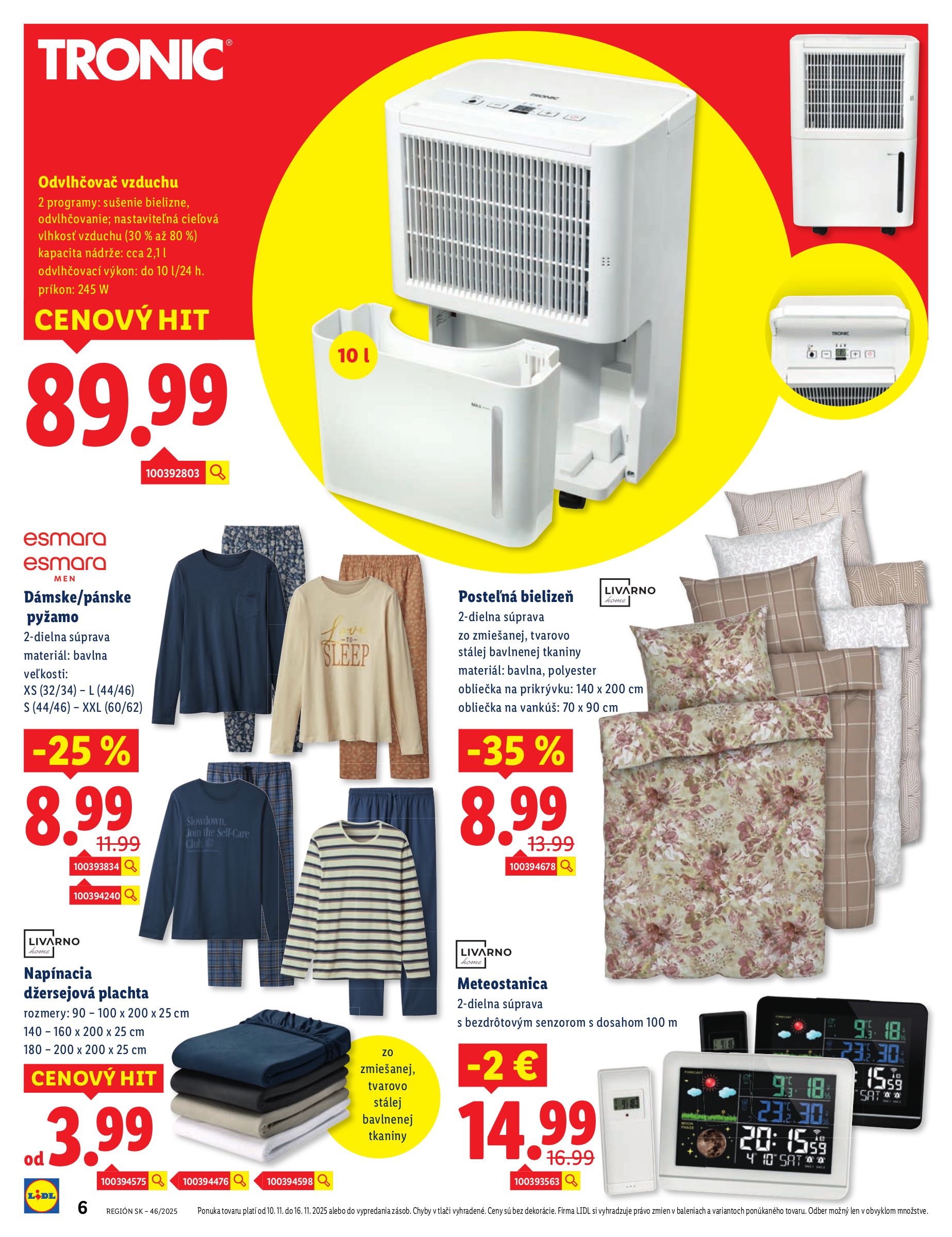 lidl - Leták Lidl.sk platný od 10.11. do 16.11. - page: 6