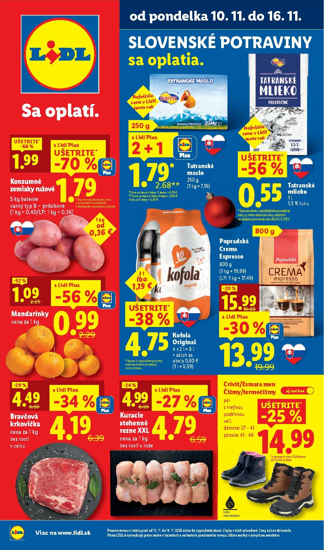lidl - Leták Lidl platný od 10.11. do 16.11. - page: 1