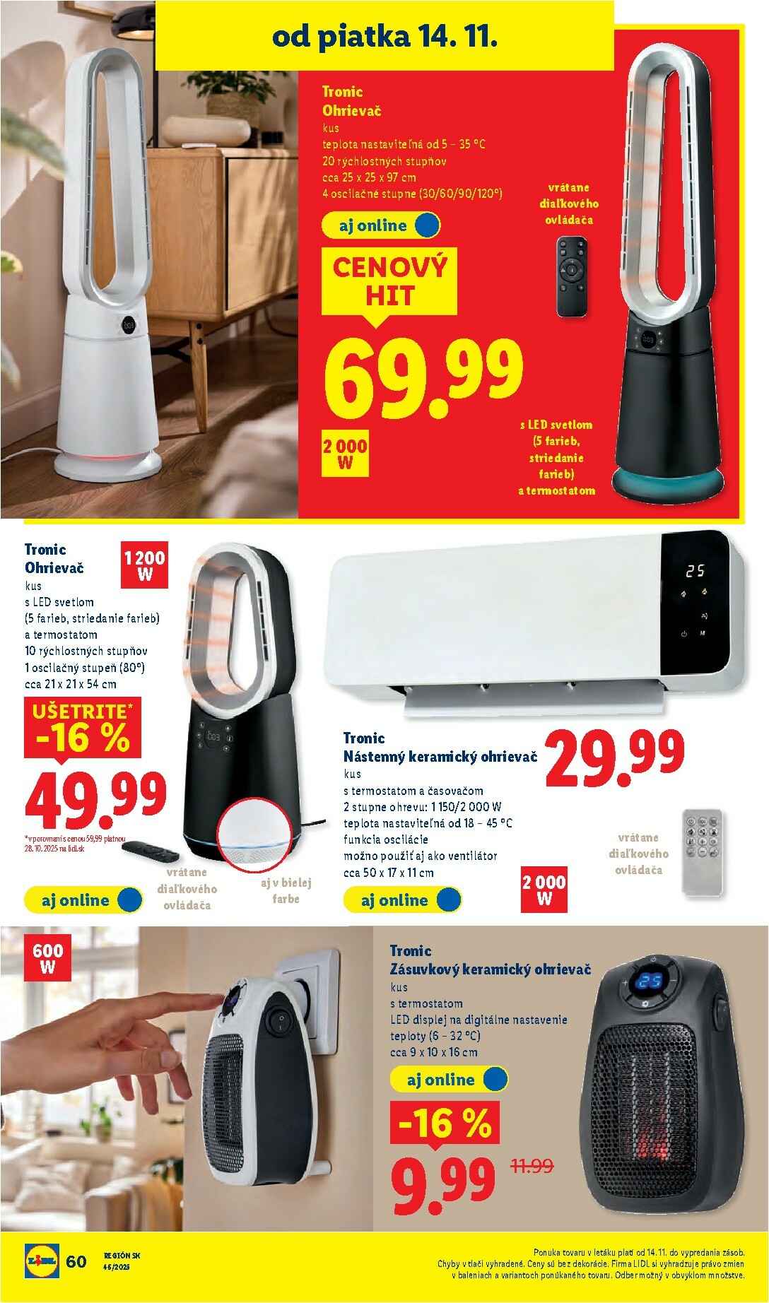 lidl - Leták Lidl platný od 10.11. do 16.11. - page: 99