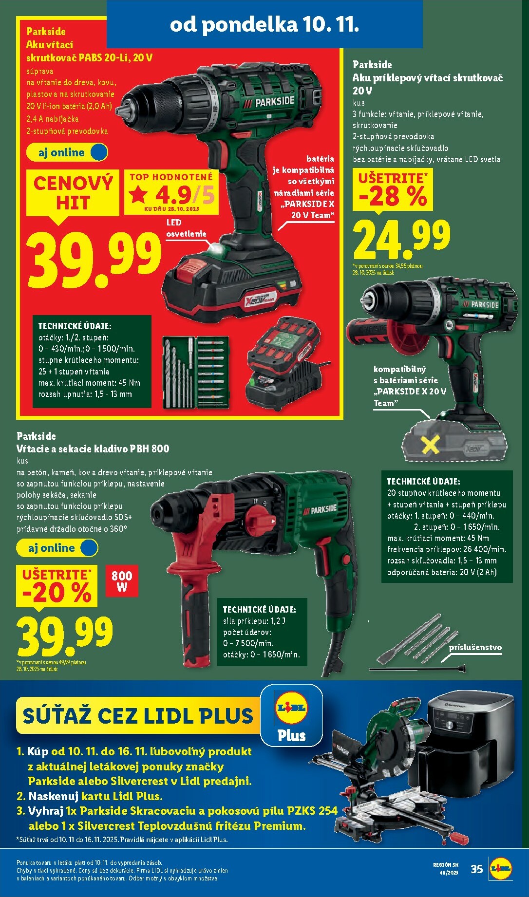 lidl - Leták Lidl platný od 10.11. do 16.11. - page: 59