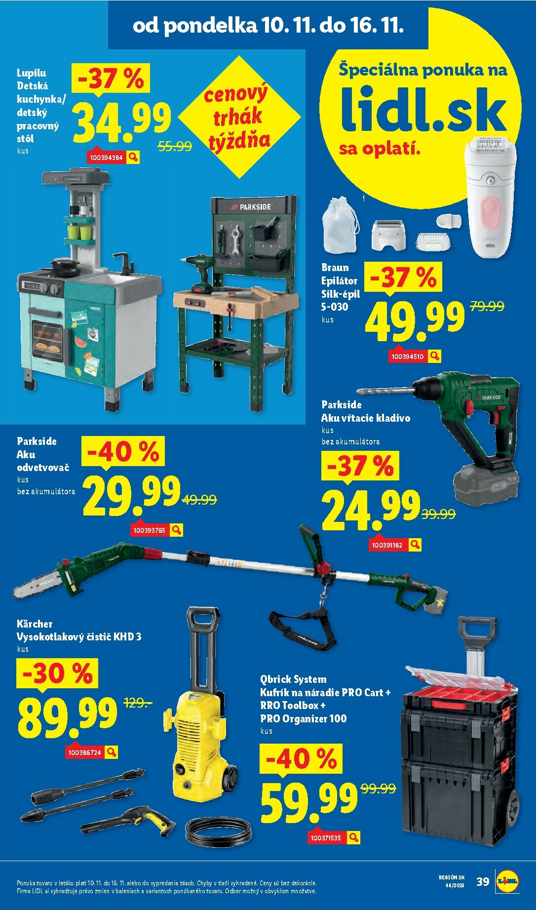 lidl - Leták Lidl platný od 10.11. do 16.11. - page: 62