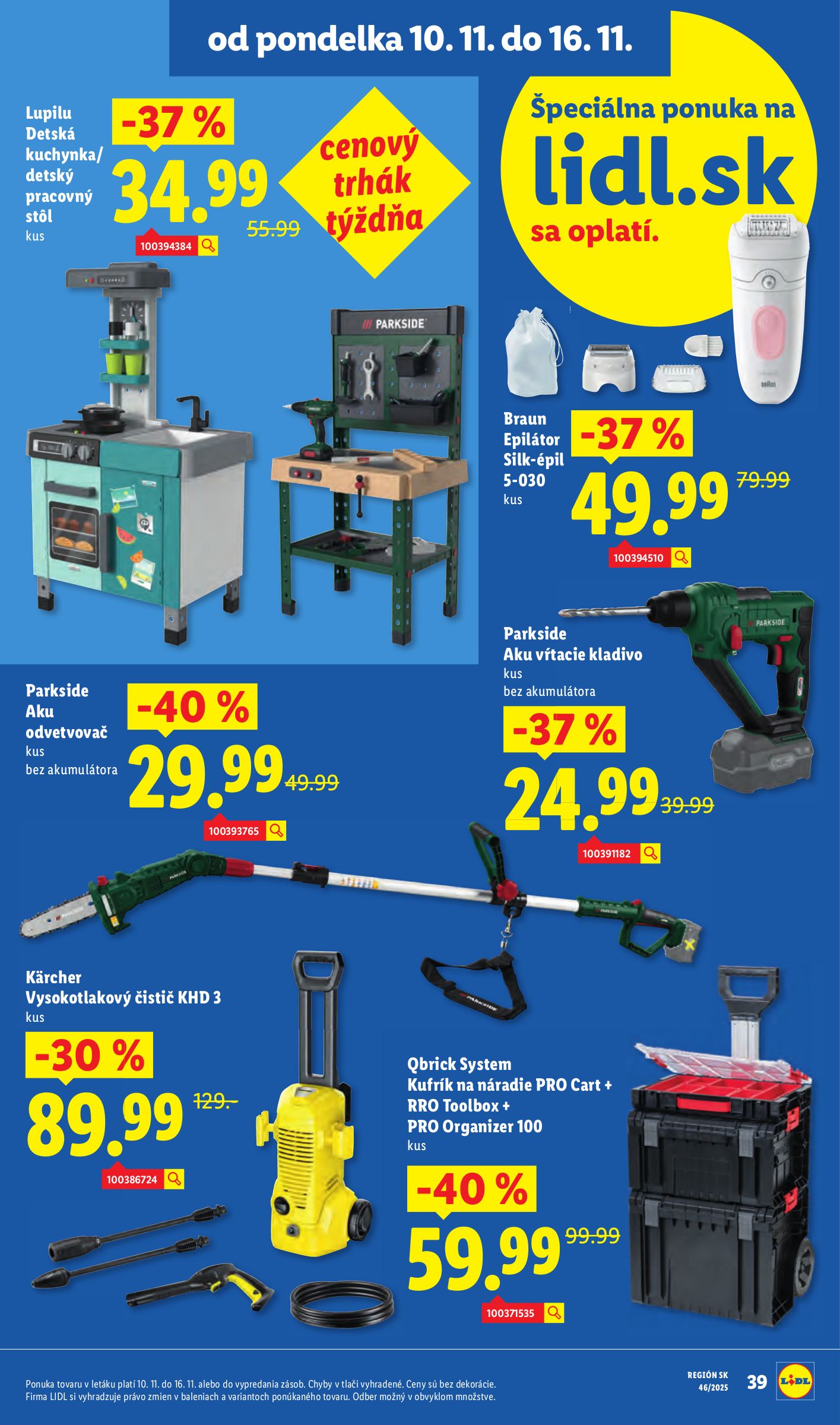 lidl - Leták Lidl platný od 13.11. do 16.11. - page: 102