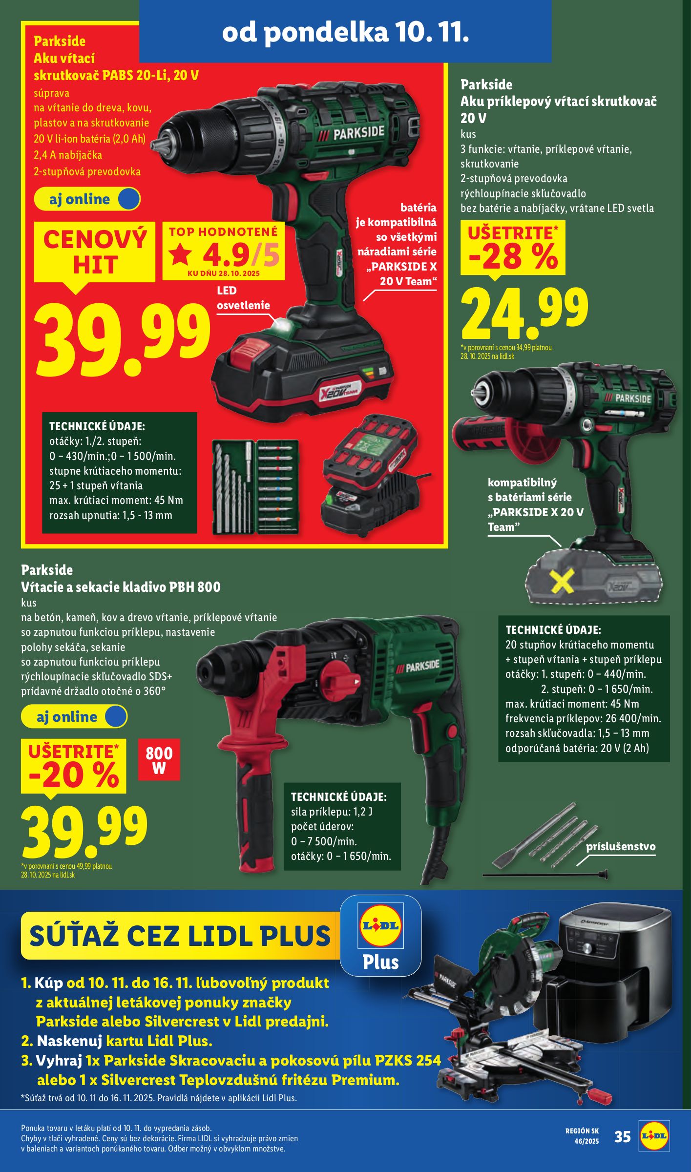 lidl - Leták Lidl platný od 13.11. do 16.11. - page: 99