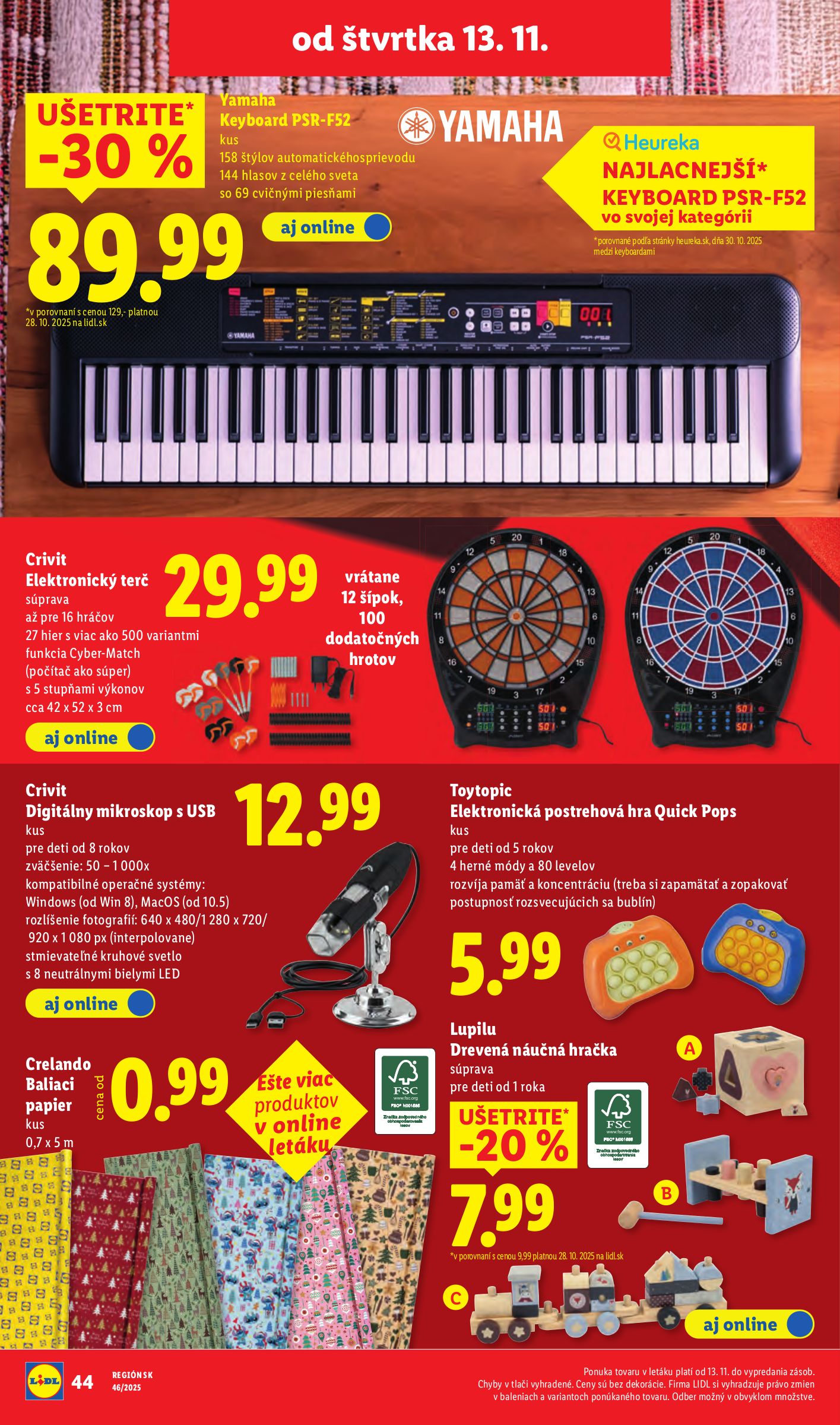 lidl - Leták Lidl platný od 13.11. do 16.11. - page: 40
