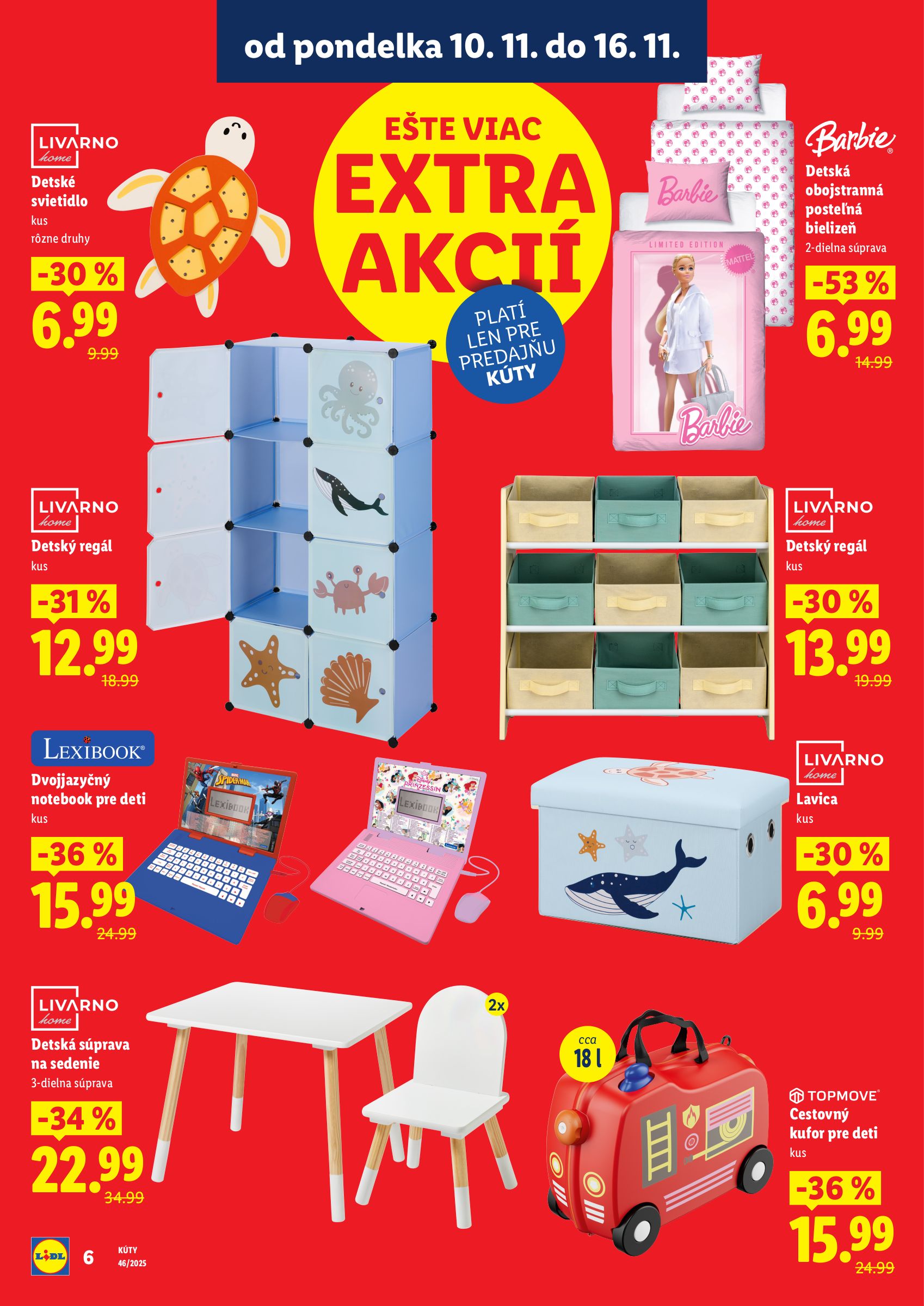 lidl - Leták Lidl - Nová predajňa v Kútoch platný od 10.11. do 16.11. - page: 6