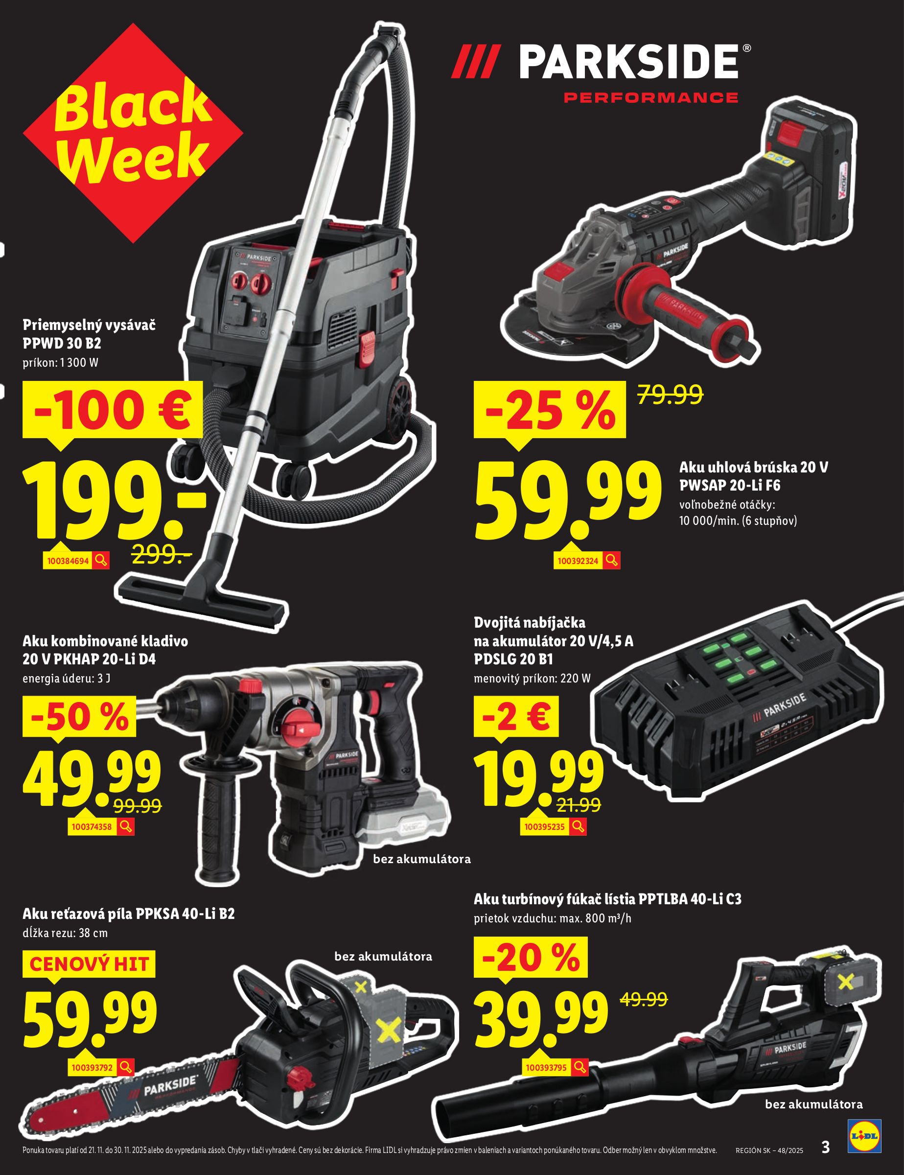 lidl - Leták Lidl - Black Week platný od 21.11. do 30.11. - page: 3