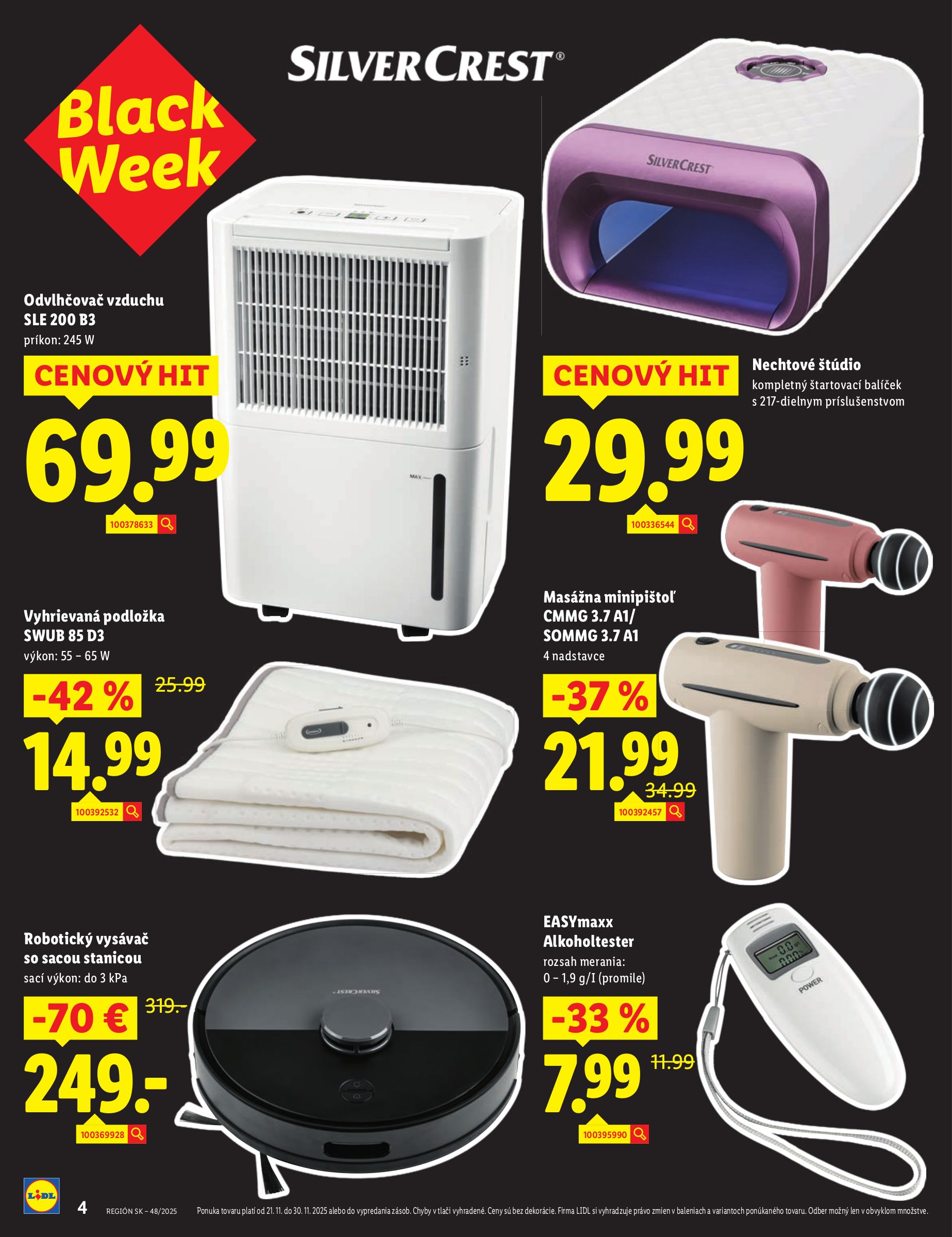 lidl - Leták Lidl - Black Week platný od 21.11. do 30.11. - page: 4