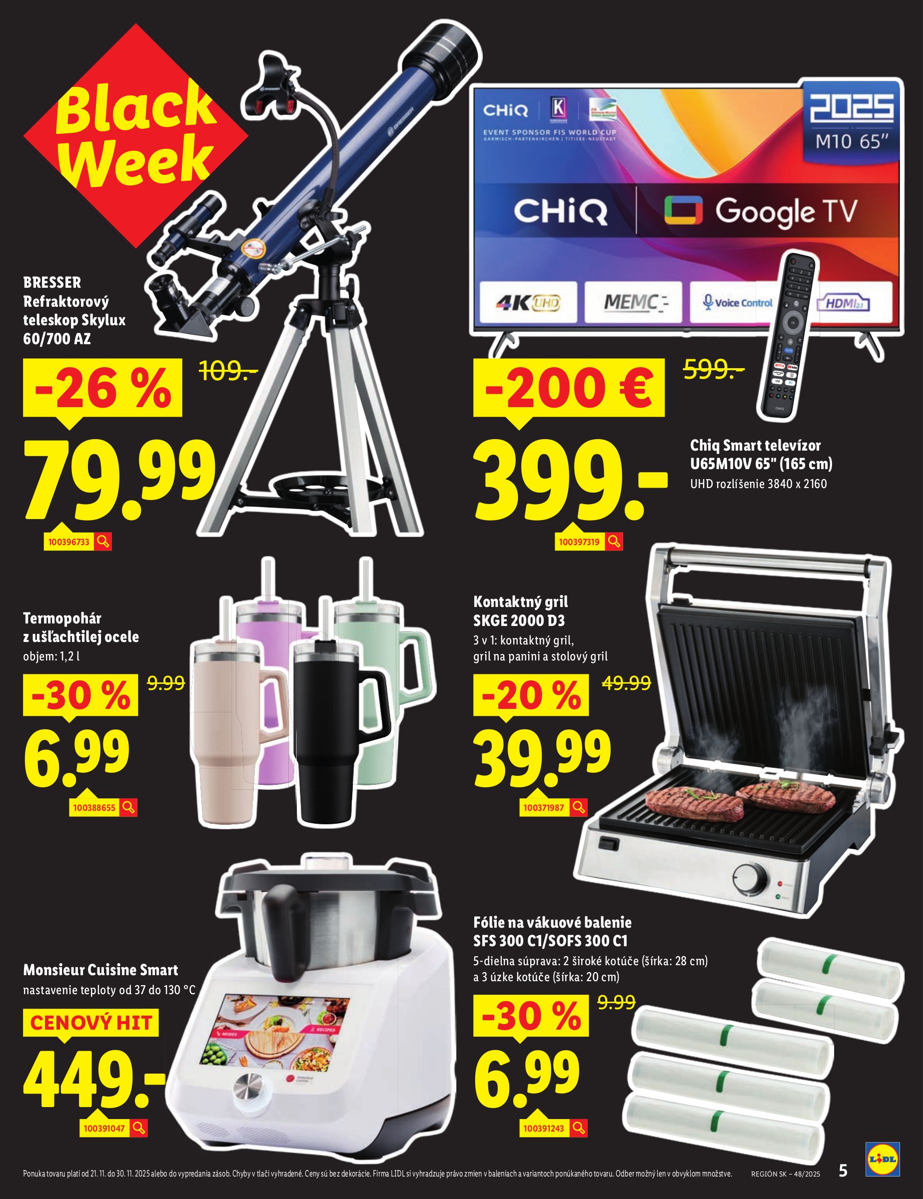 lidl - Leták Lidl - Black Week platný od 21.11. do 30.11. - page: 5