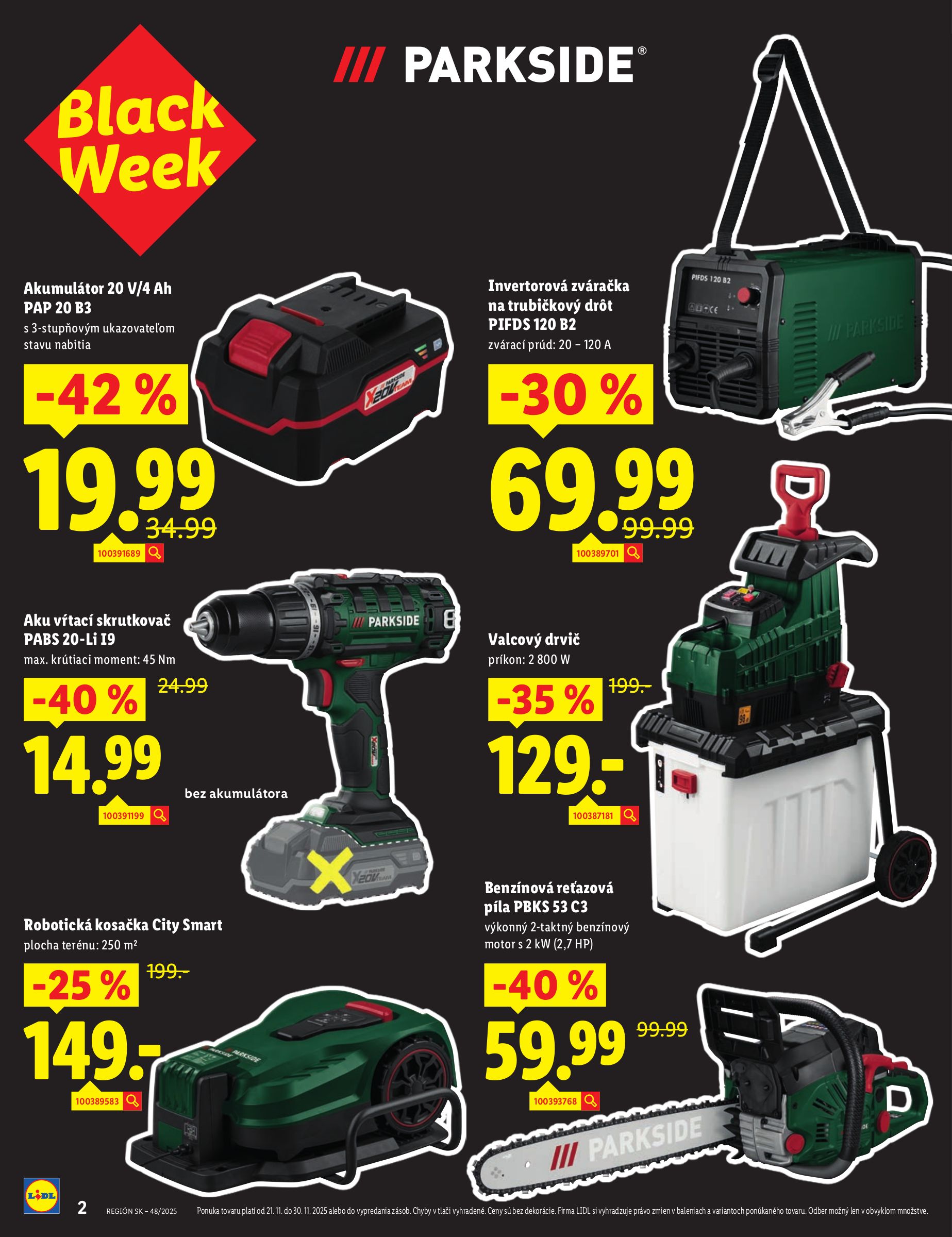 lidl - Leták Lidl - Black Week platný od 21.11. do 30.11. - page: 2