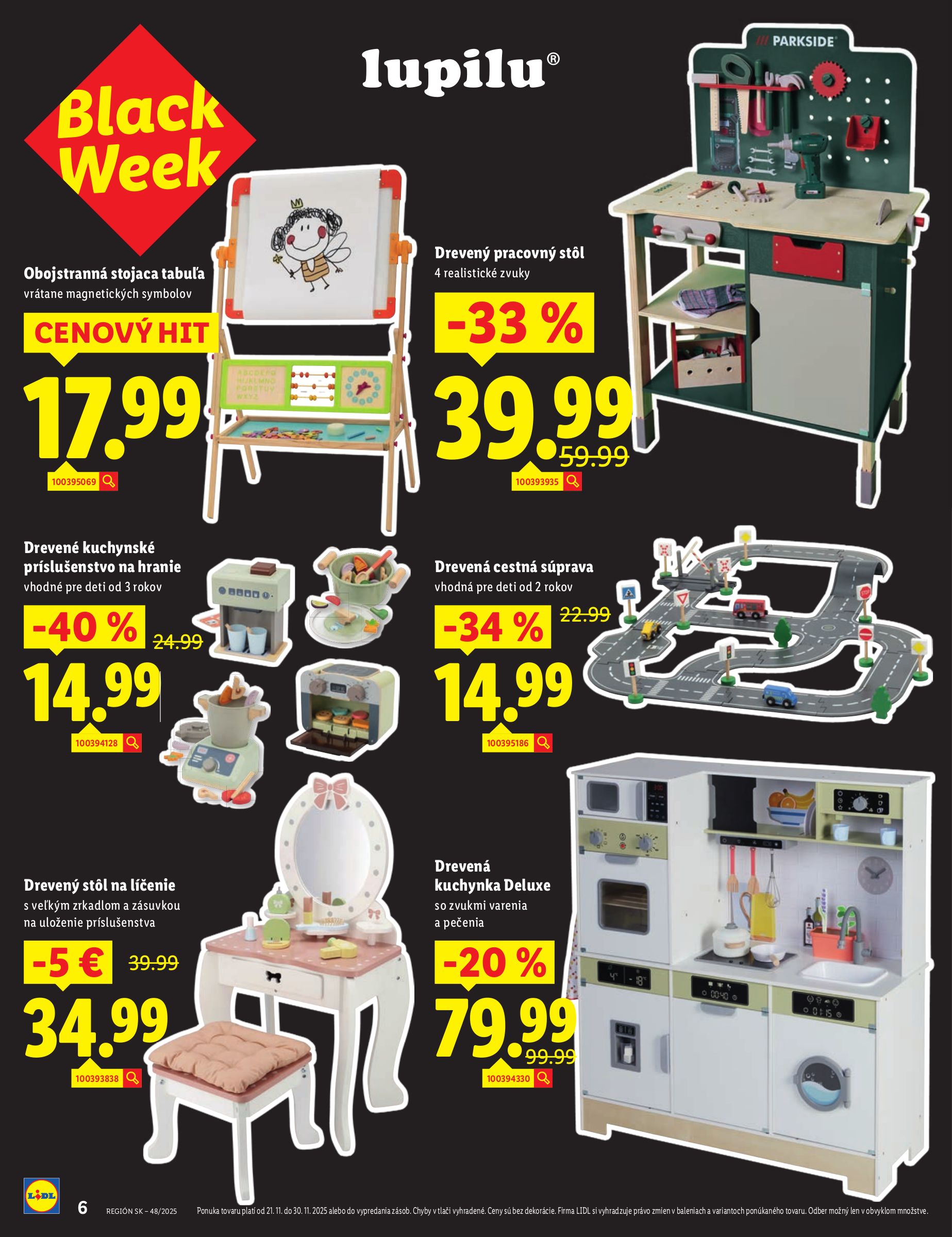 lidl - Leták Lidl - Black Week platný od 21.11. do 30.11. - page: 6