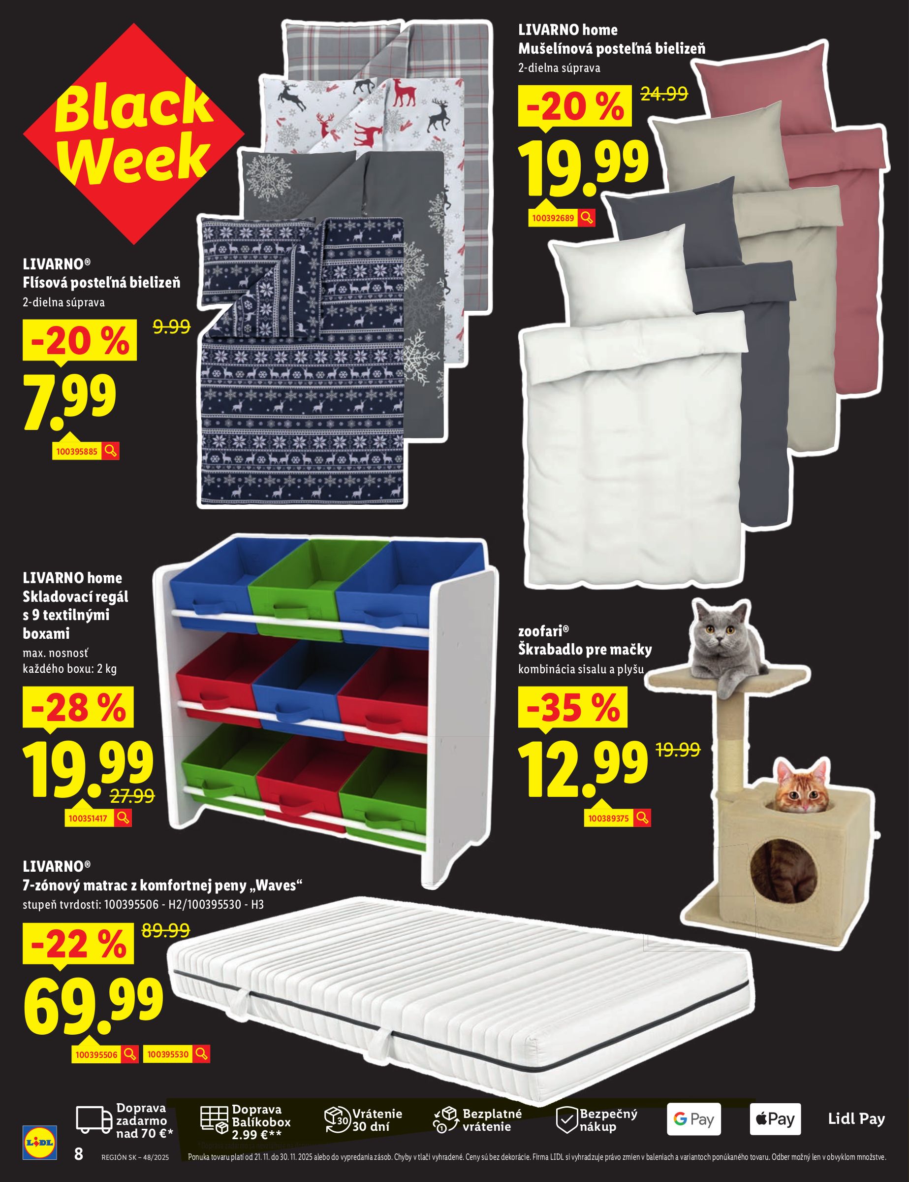 lidl - Leták Lidl - Black Week platný od 21.11. do 30.11. - page: 8