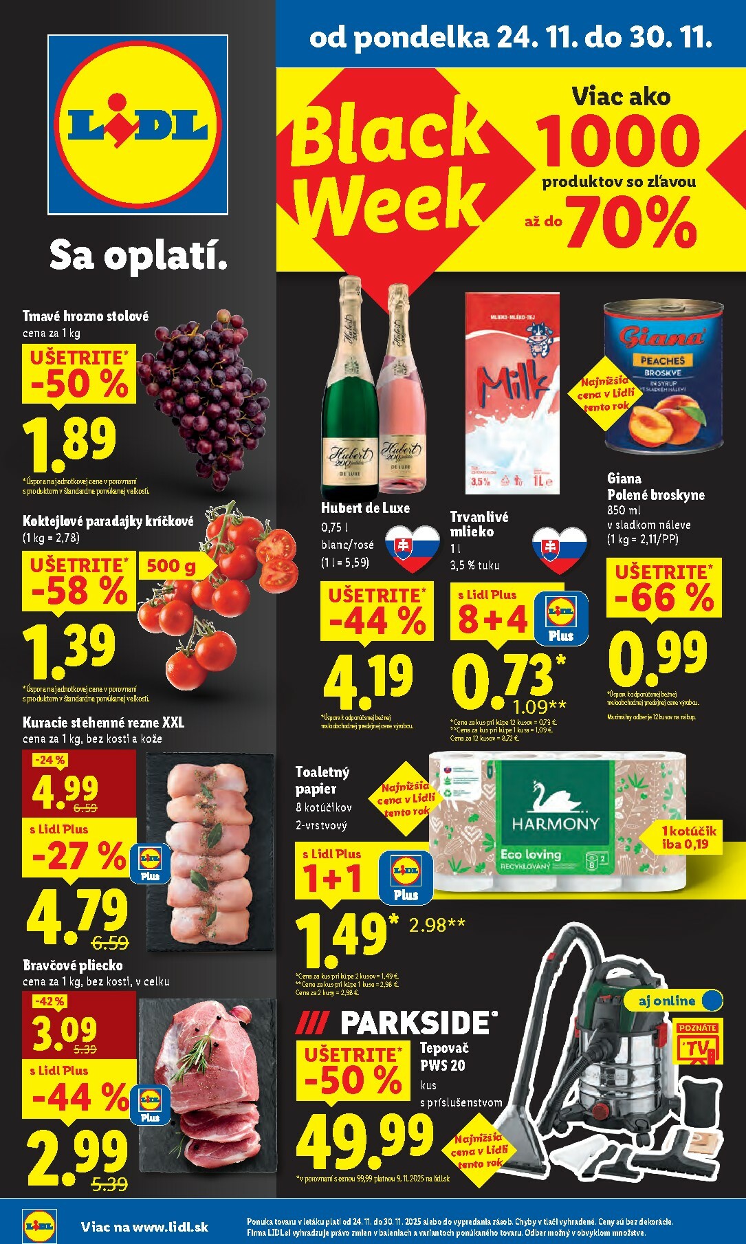 lidl - Leták Lidl platný od 24.11. do 30.11.