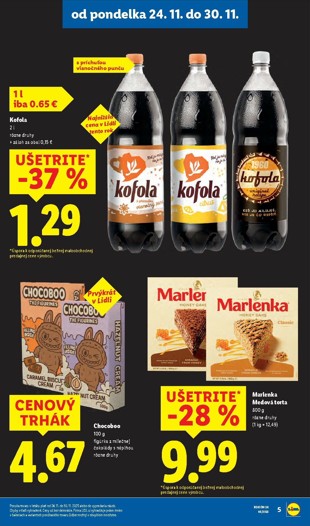 lidl - Leták Lidl platný od 24.11. do 30.11. - page: 5