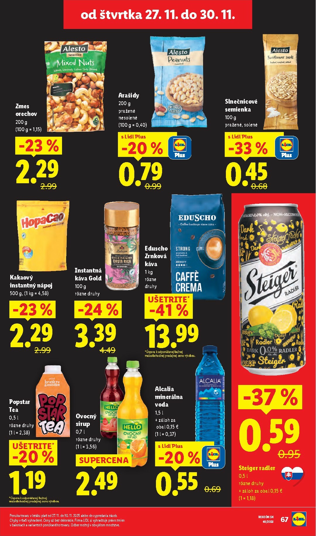 lidl - Leták Lidl platný od 24.11. do 30.11. - page: 67