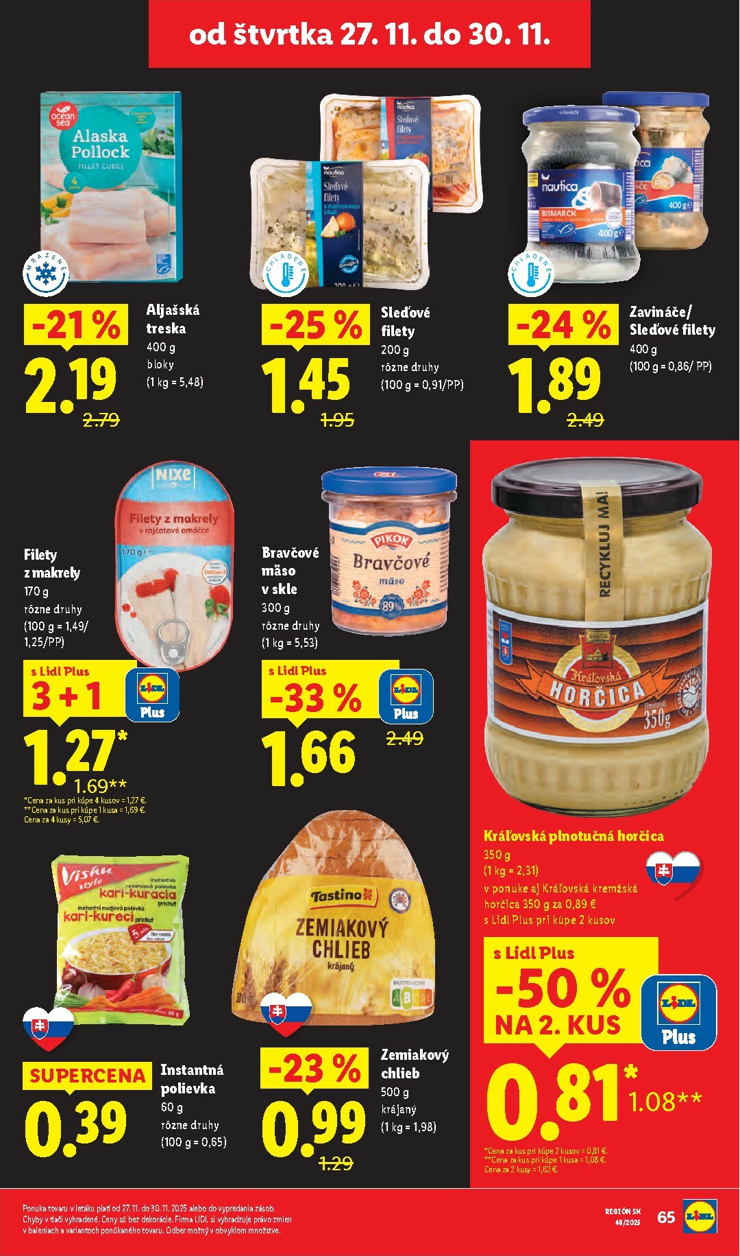 lidl - Leták Lidl platný od 24.11. do 30.11. - page: 65