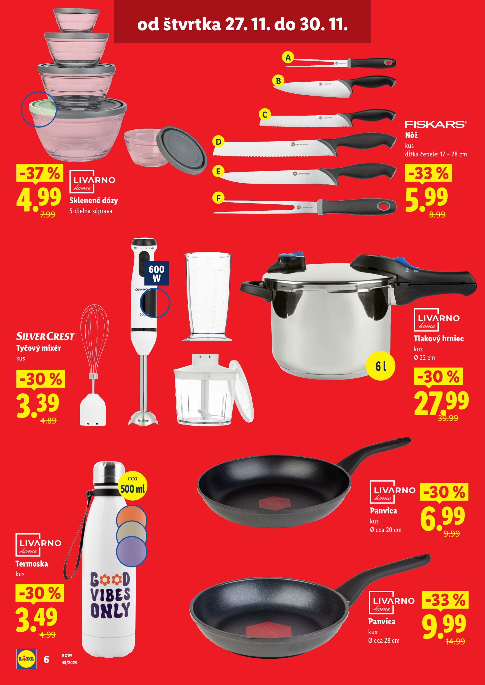 lidl - Leták Lidl - Nová predajňa v Boroch platný od 27.11. do 30.11. - page: 6