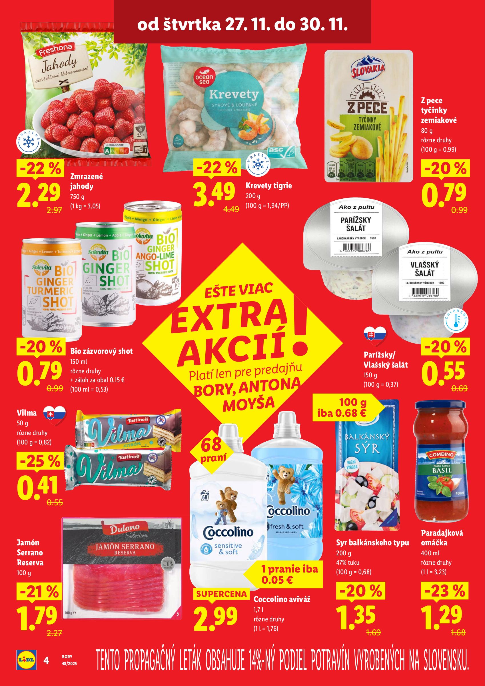 lidl - Leták Lidl - Nová predajňa v Boroch platný od 27.11. do 30.11. - page: 4