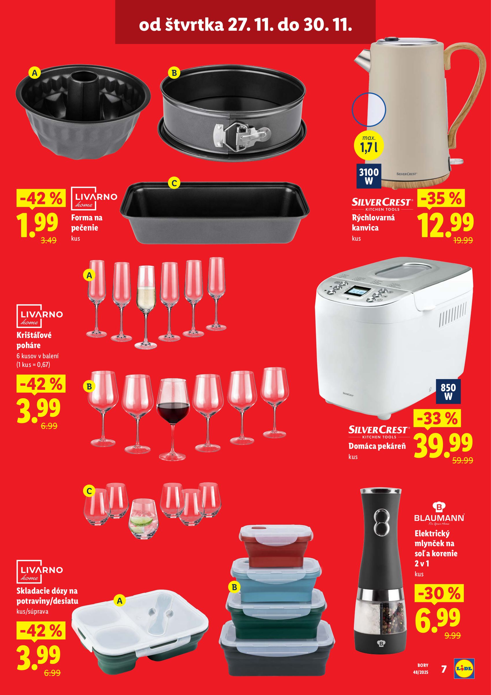 lidl - Leták Lidl - Nová predajňa v Boroch platný od 27.11. do 30.11. - page: 7