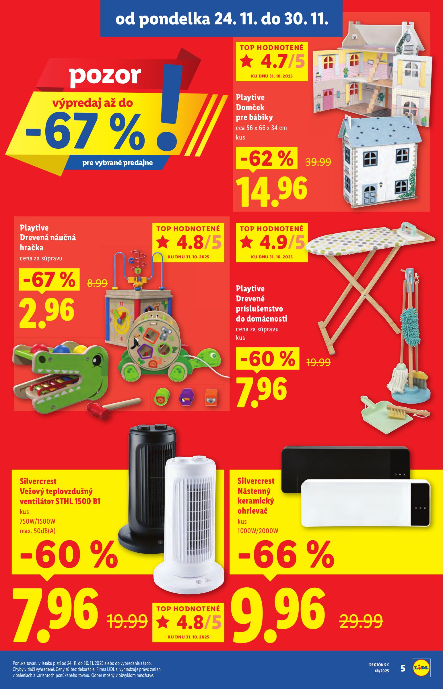 lidl - Leták Lidl - Špeciálne akcie - vybrané predajne platný od 24.11. do 30.11. - page: 7