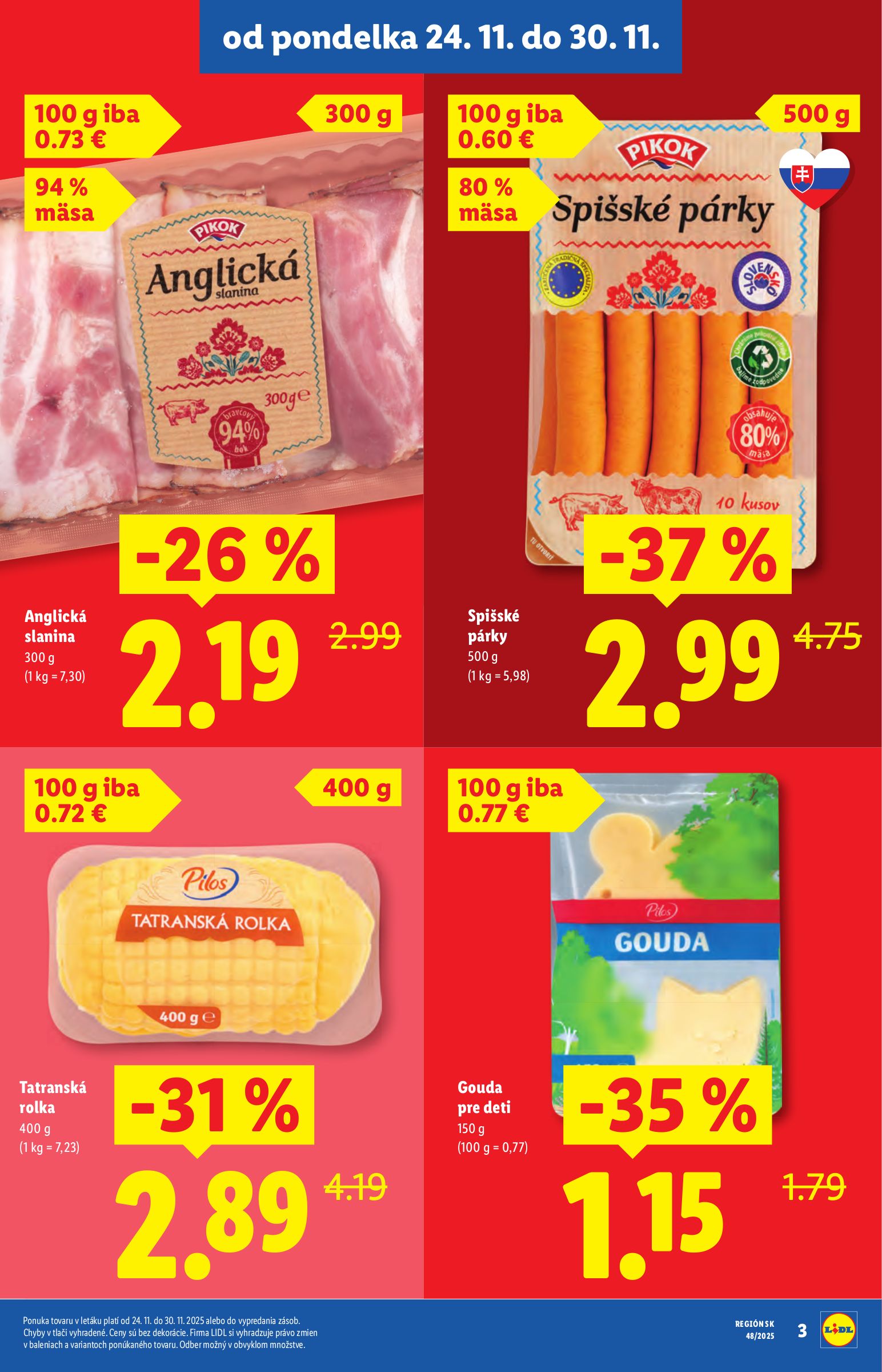 lidl - Leták Lidl - Špeciálne akcie - vybrané predajne platný od 24.11. do 30.11. - page: 5