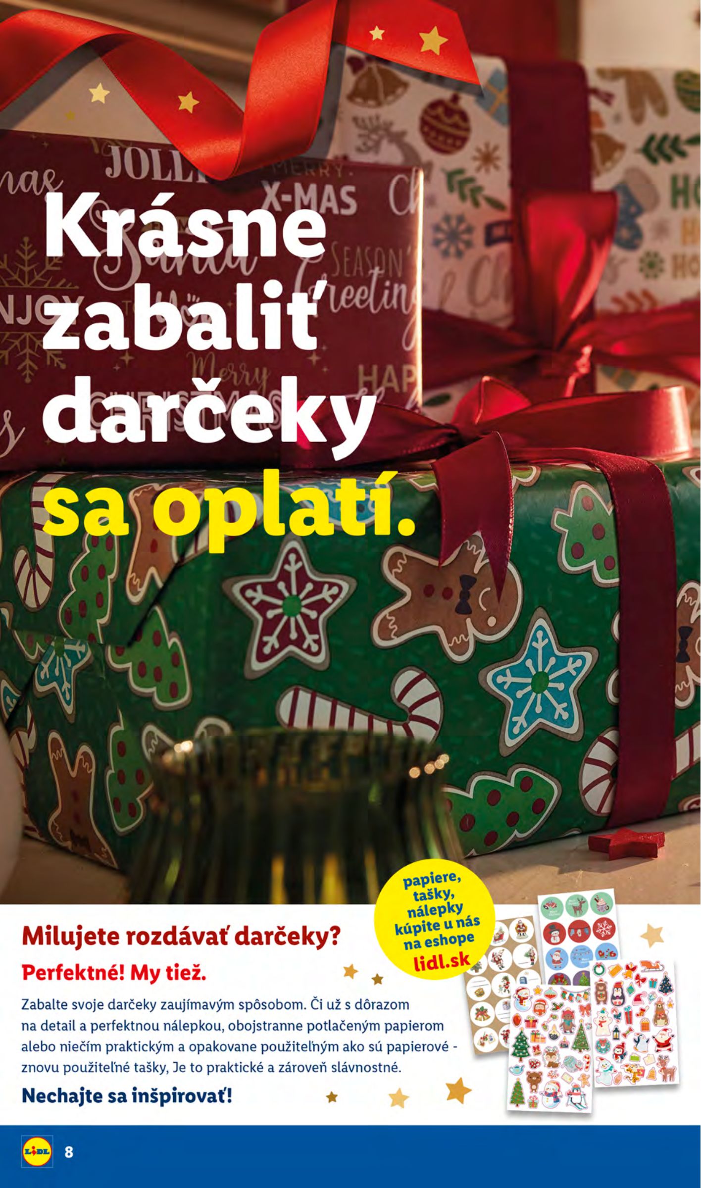 lidl - Leták Lidl - Vianoce platný od 24.11. do 31.12. - page: 8