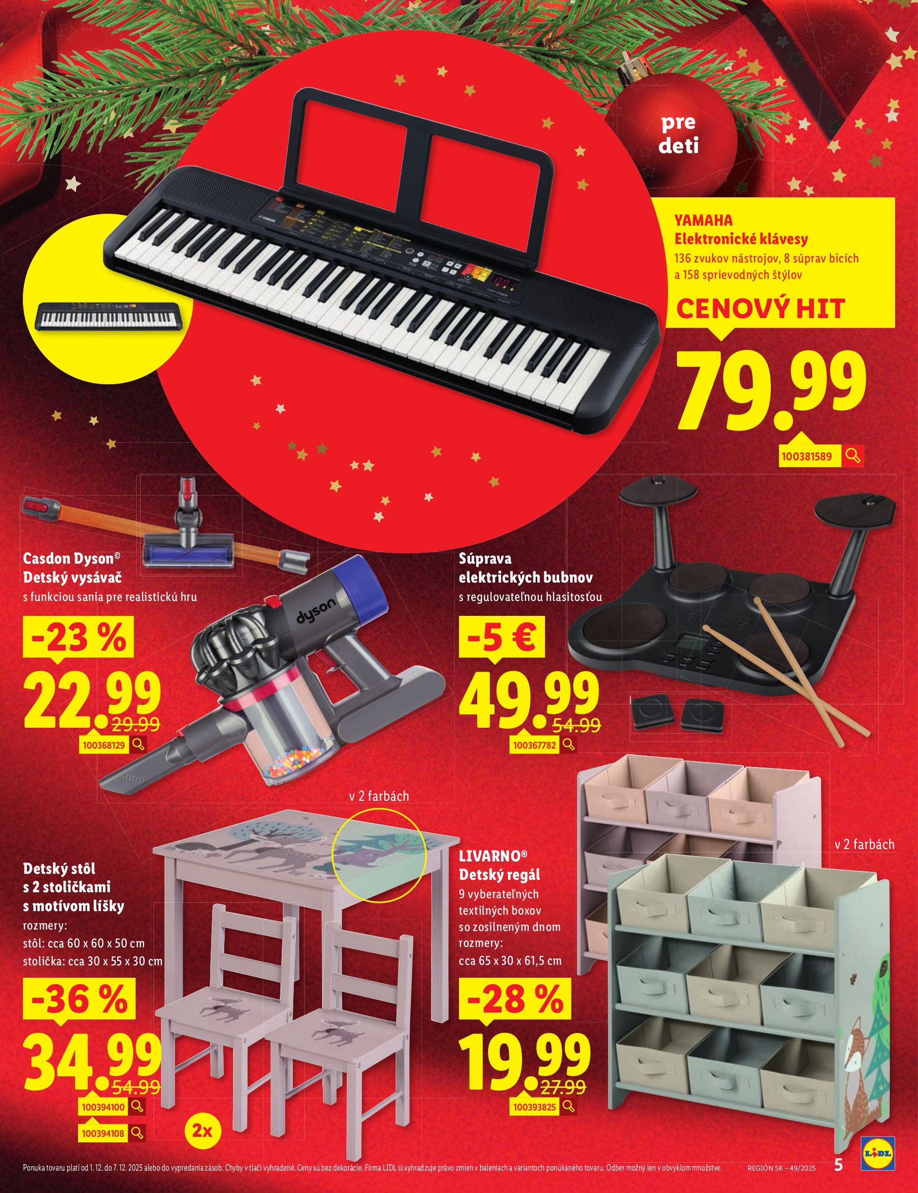 lidl - Leták Lidl.sk platný od 01.12. do 07.12. - page: 5
