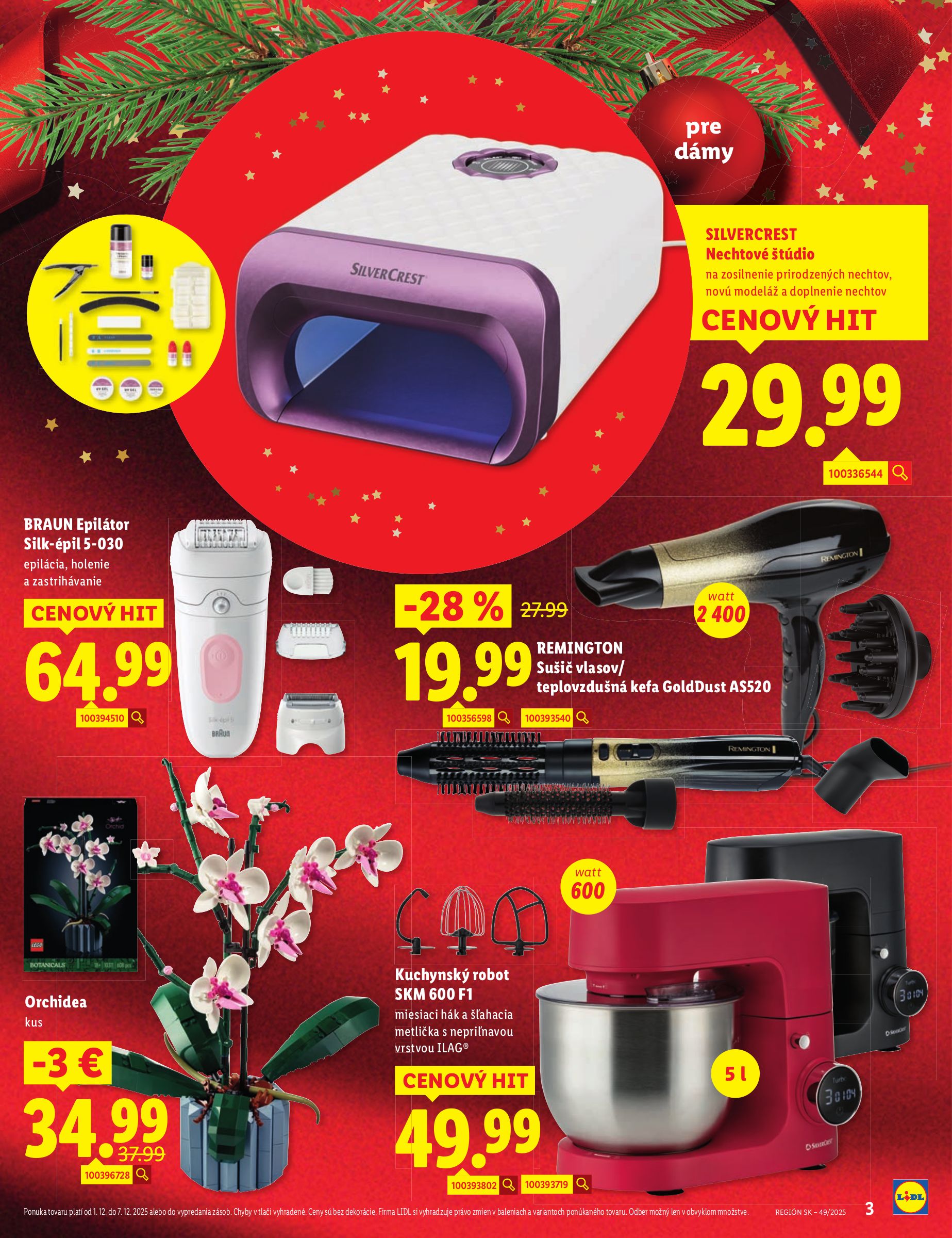 lidl - Leták Lidl.sk platný od 01.12. do 07.12. - page: 3