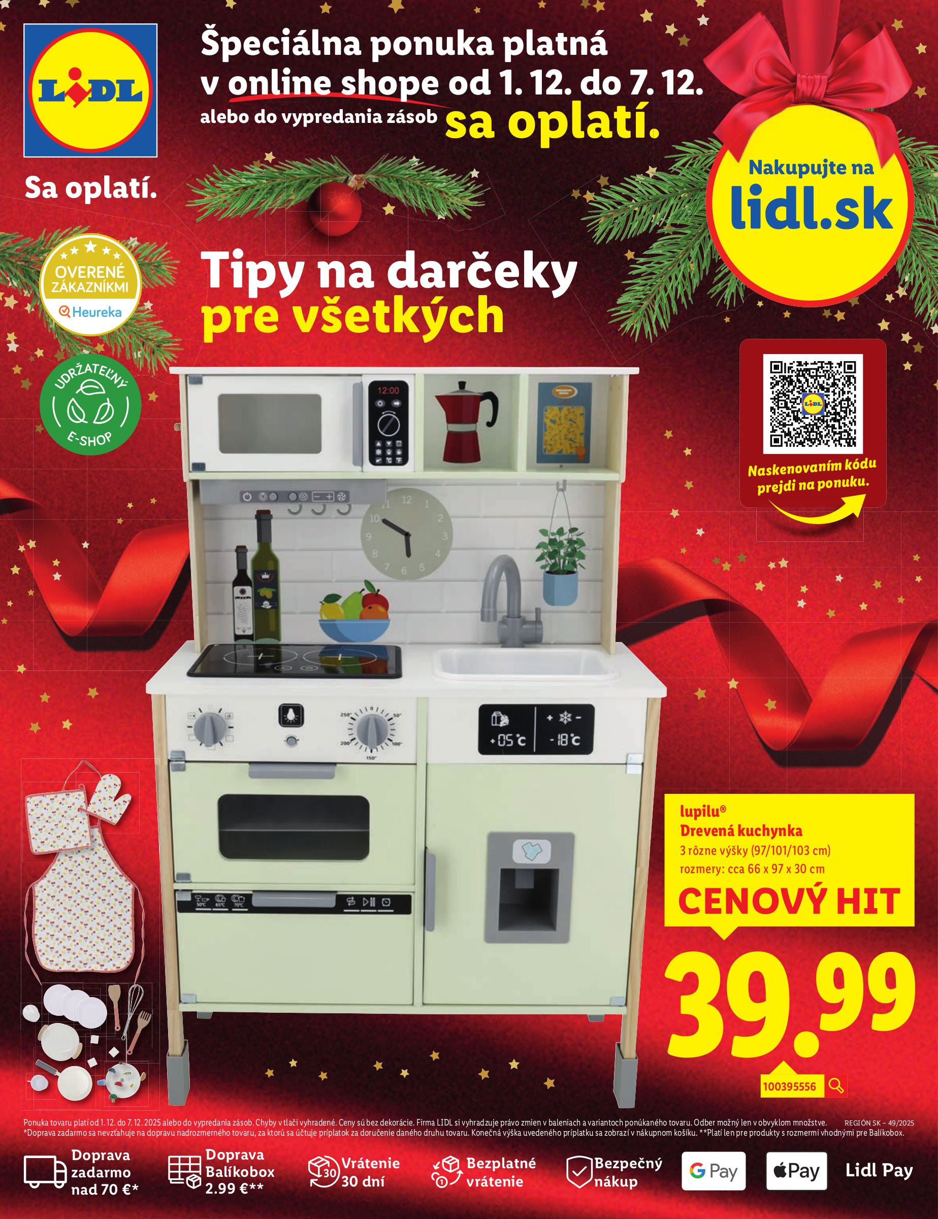 lidl - Leták Lidl.sk platný od 01.12. do 07.12.