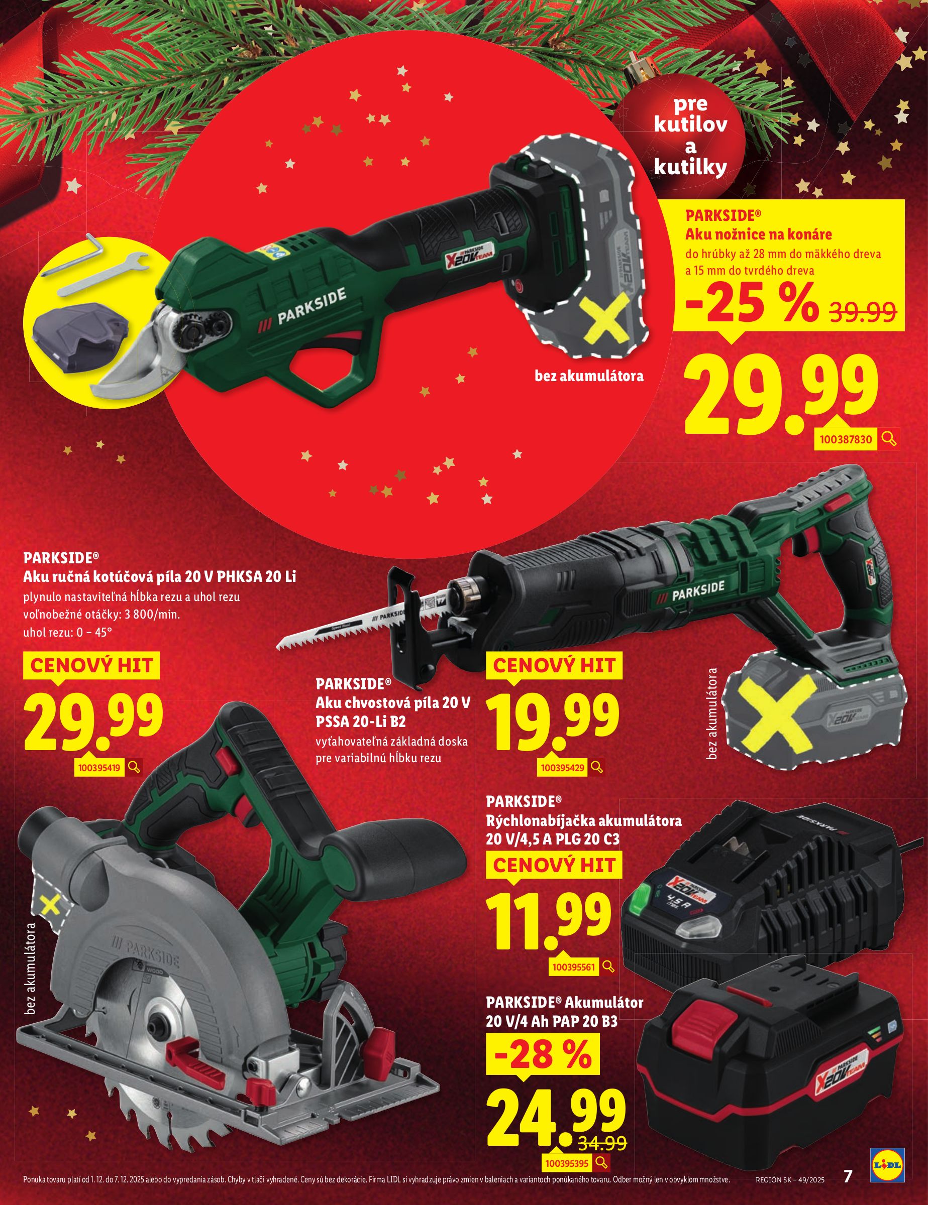 lidl - Leták Lidl.sk platný od 01.12. do 07.12. - page: 7