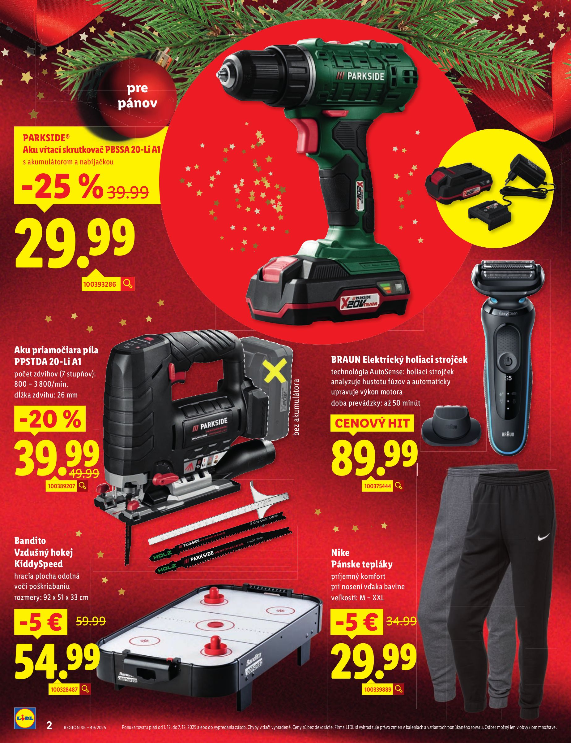 lidl - Leták Lidl.sk platný od 01.12. do 07.12. - page: 2