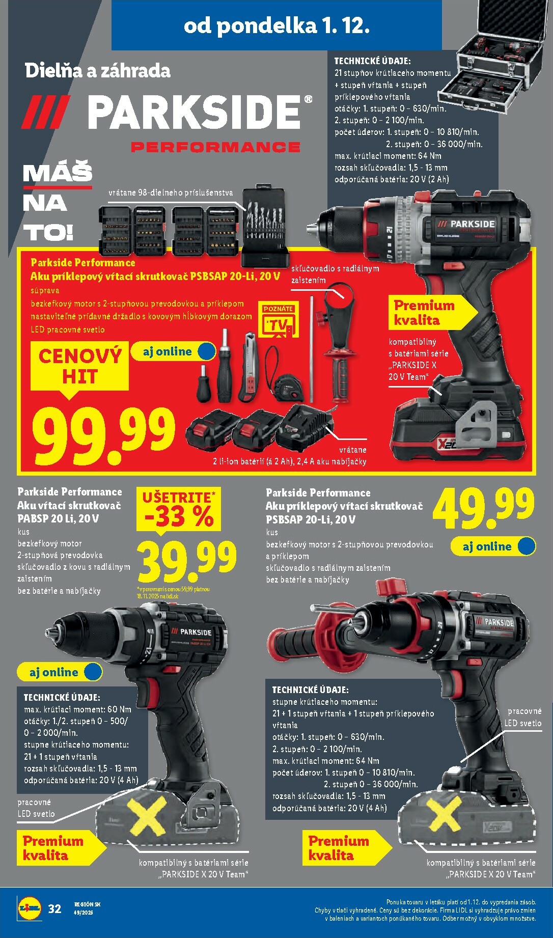 lidl - Leták Lidl platný od 01.12. do 07.12. - page: 44