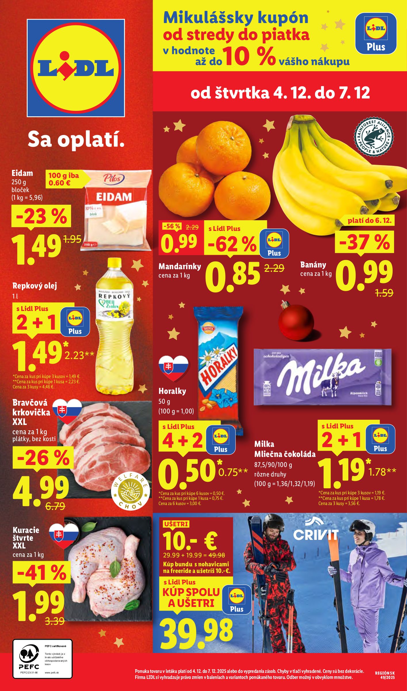 lidl - Leták Lidl platný od 04.12. do 07.12.