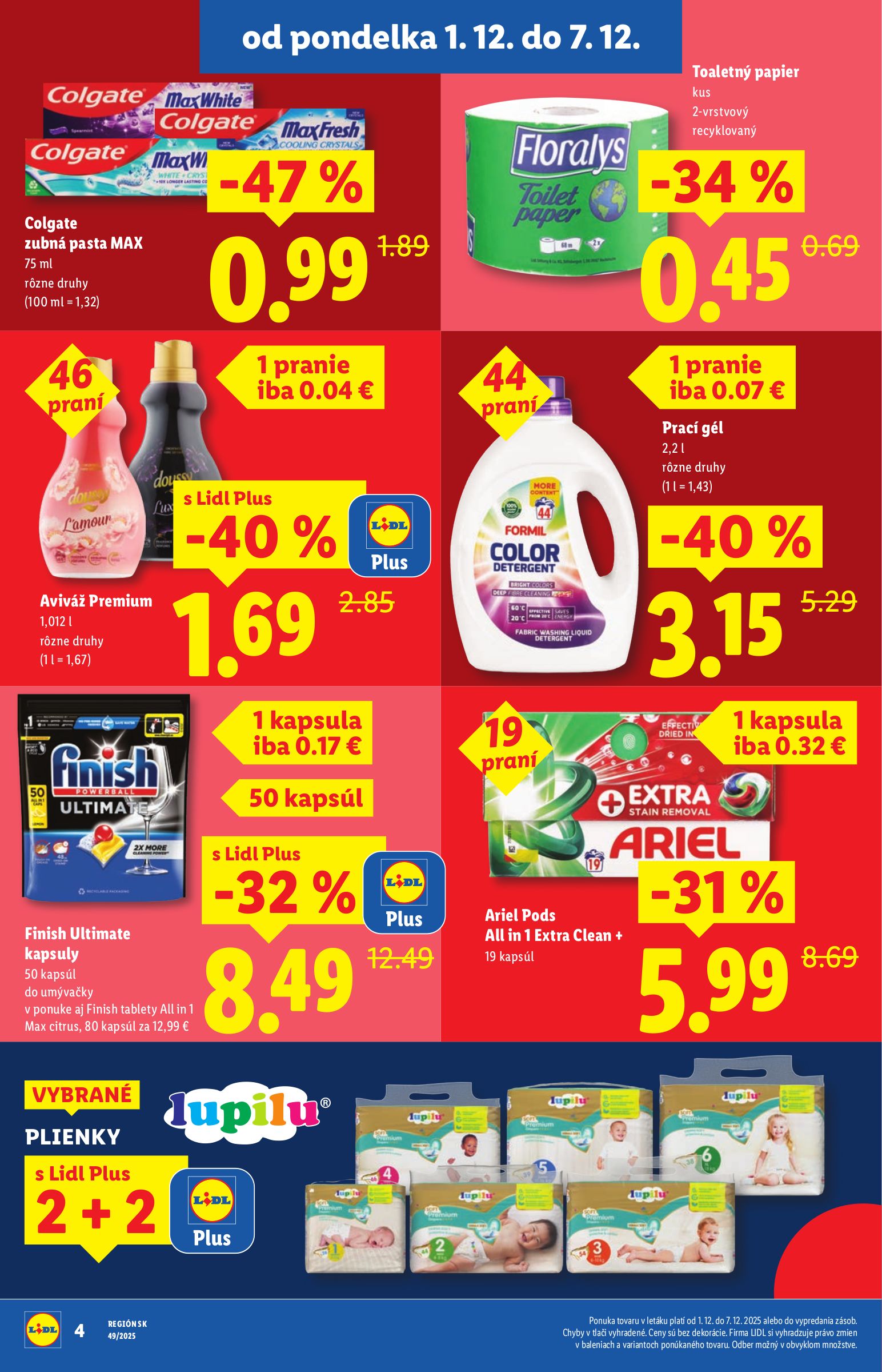 lidl - Leták Lidl - Špeciálne akcie - vybrané predajne platný od 01.12. do 07.12. - page: 6