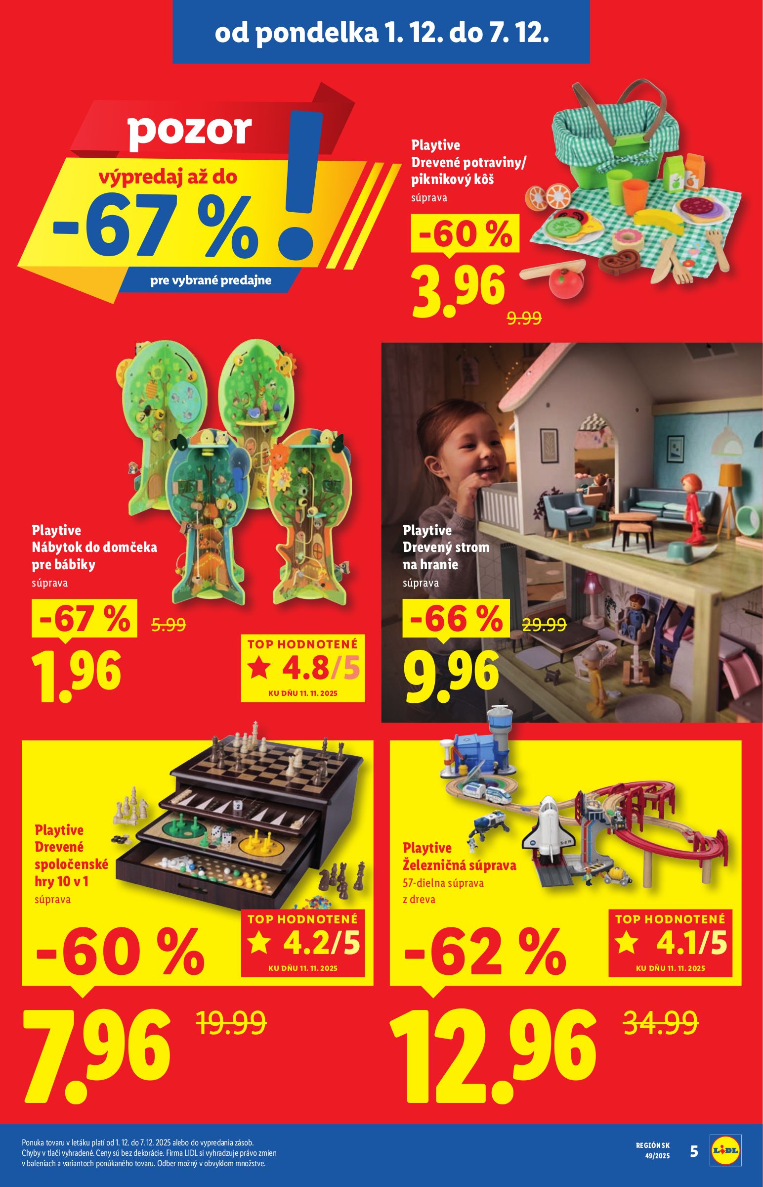 lidl - Leták Lidl - Špeciálne akcie - vybrané predajne platný od 01.12. do 07.12. - page: 7