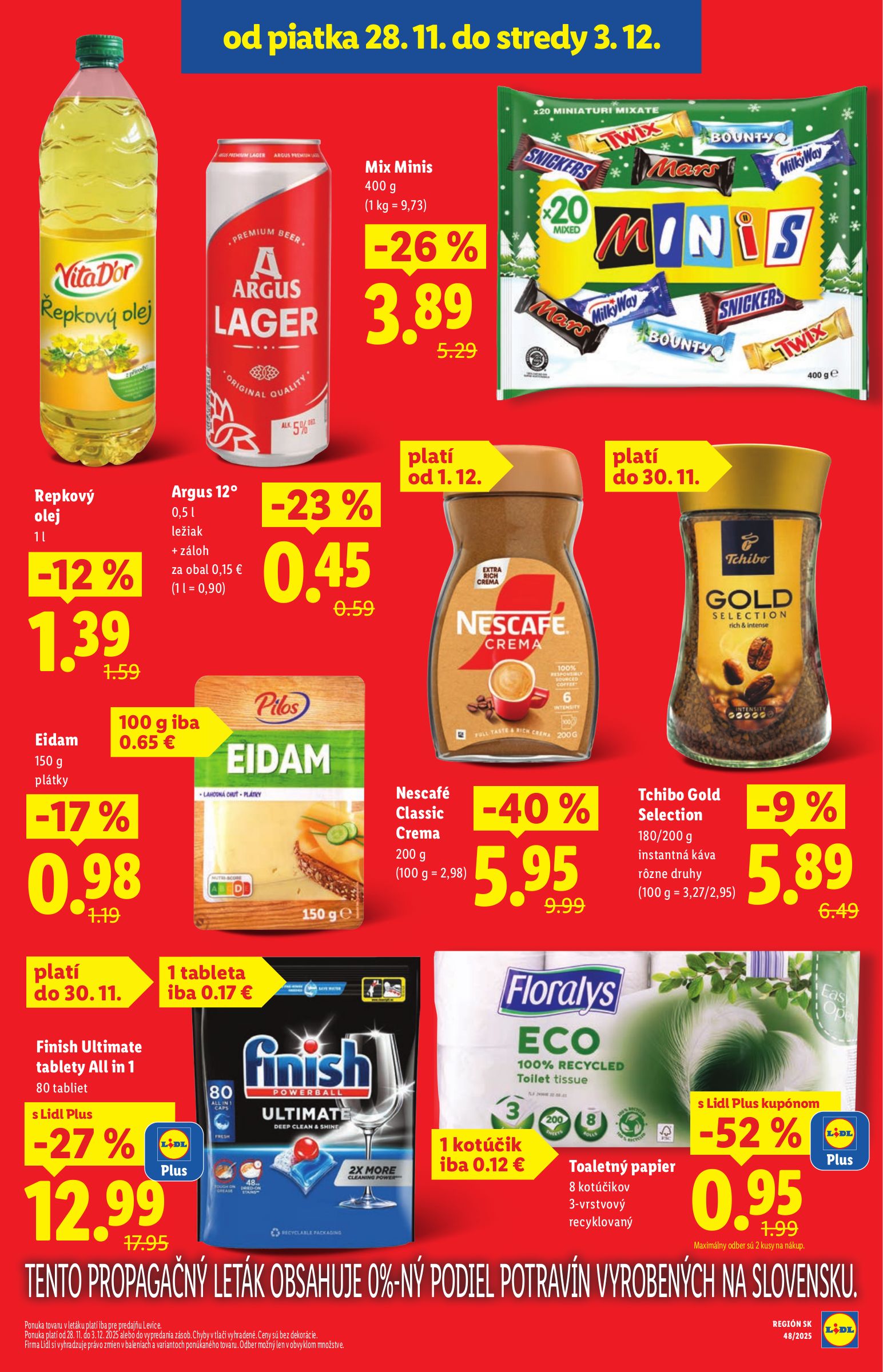 lidl - Leták Lidl - Špeciálne akcie - vybrané predajne platný od 01.12. do 07.12. - page: 3