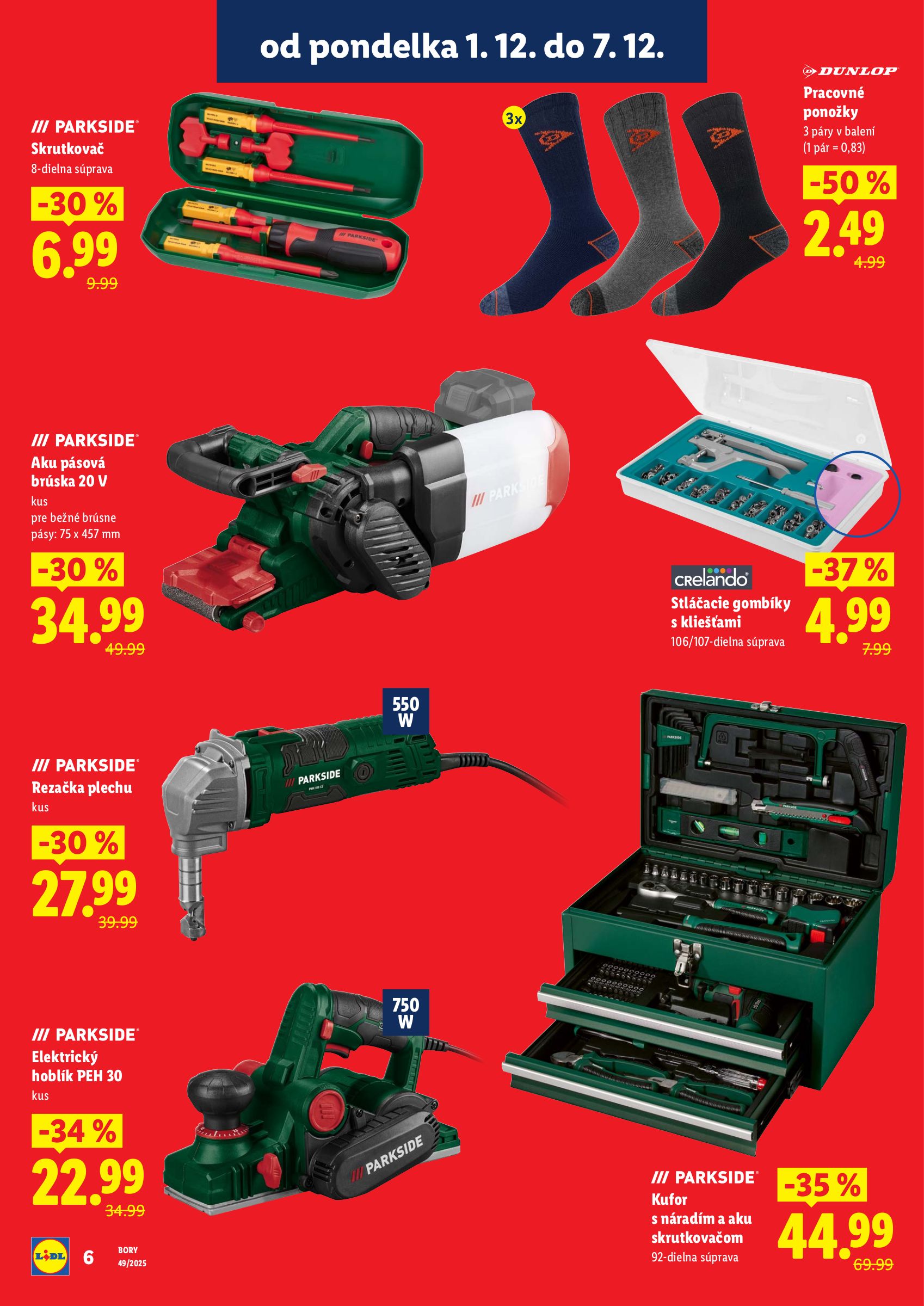 lidl - Leták Lidl - Nová predajňa v Boroch platný od 01.12. do 07.12. - page: 6