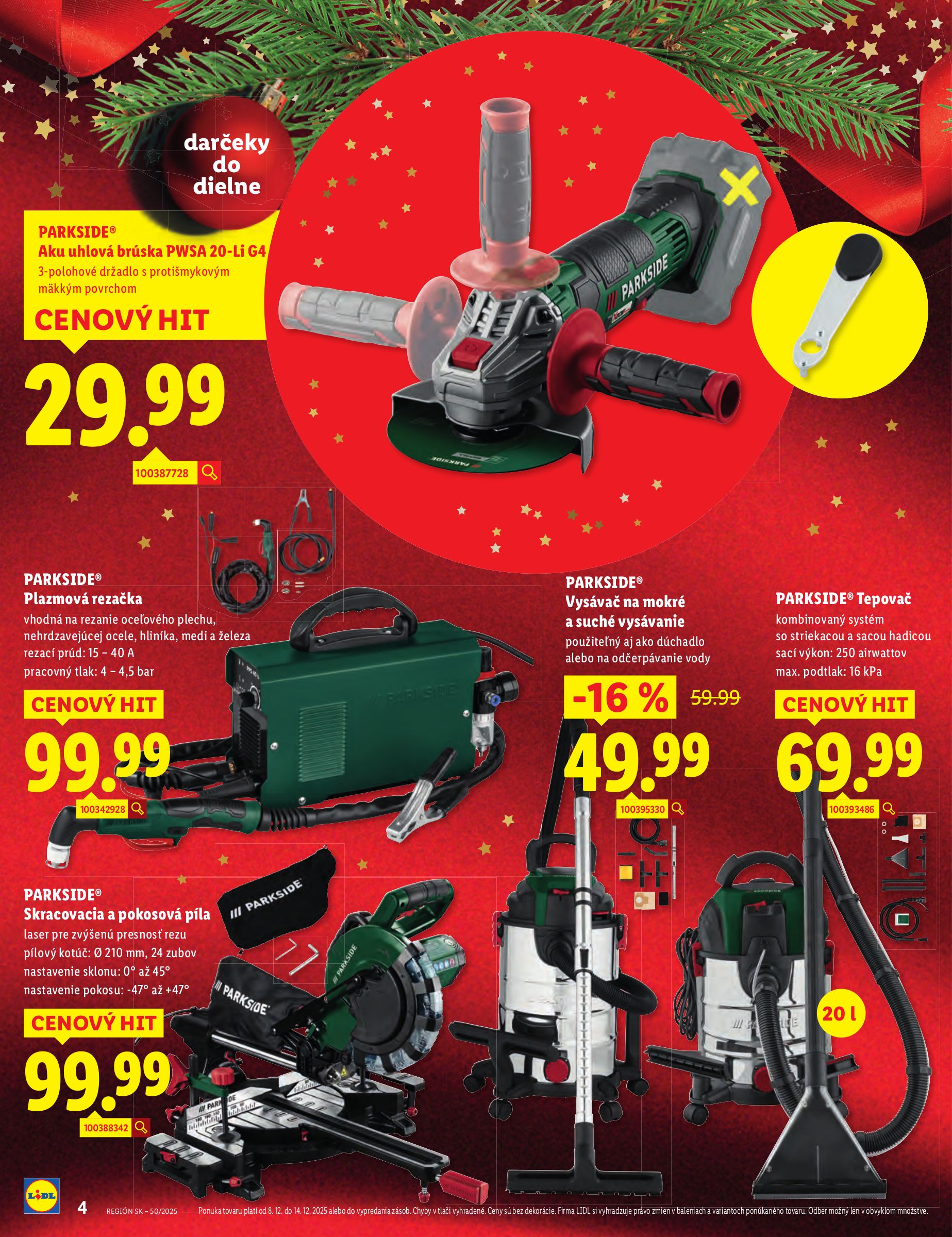 lidl - Leták Lidl - Tipy na dárky platný od 08.12. do 14.12. - page: 4