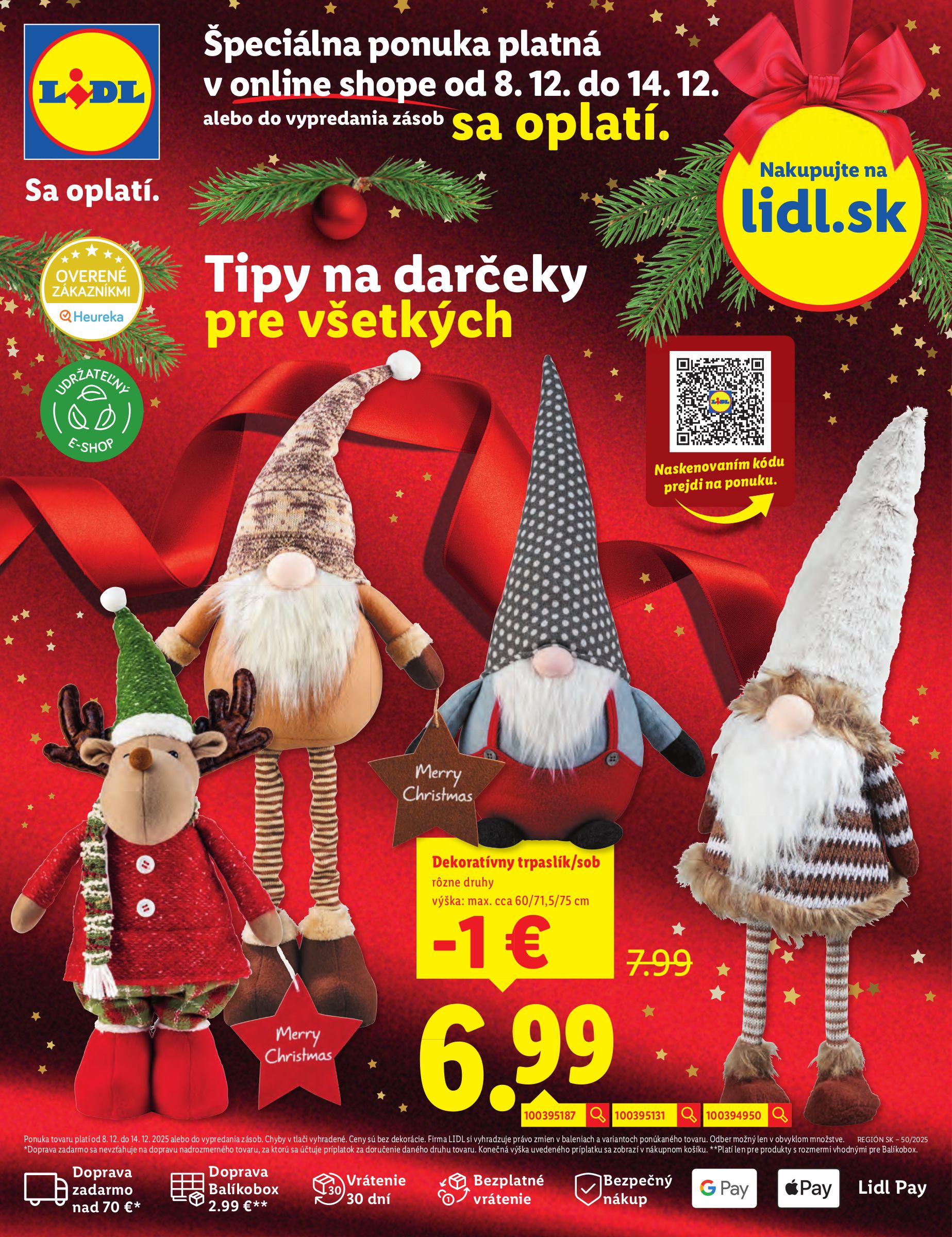 lidl - Leták Lidl - Tipy na dárky platný od 08.12. do 14.12.