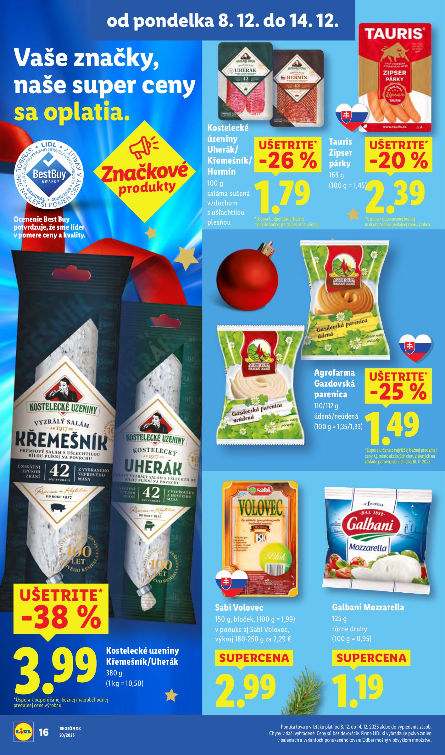 lidl - Leták Lidl platný od 11.12. do 14.12. - page: 52