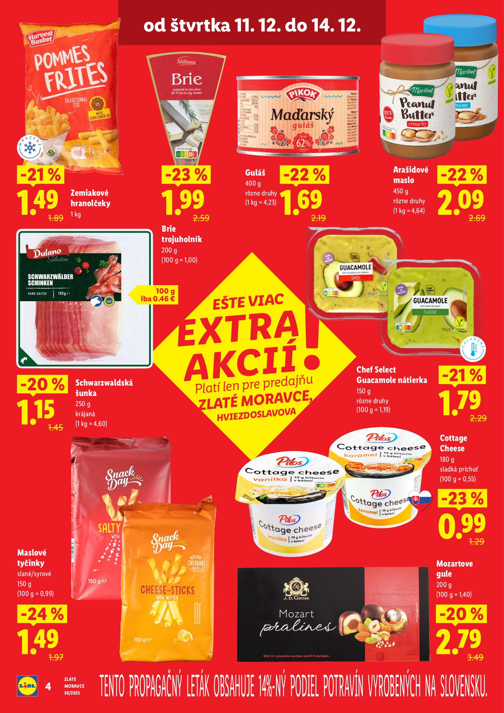 lidl - Leták Lidl - Nová predajňa v Zlatých Moravciach platný od 11.12. do 14.12. - page: 4