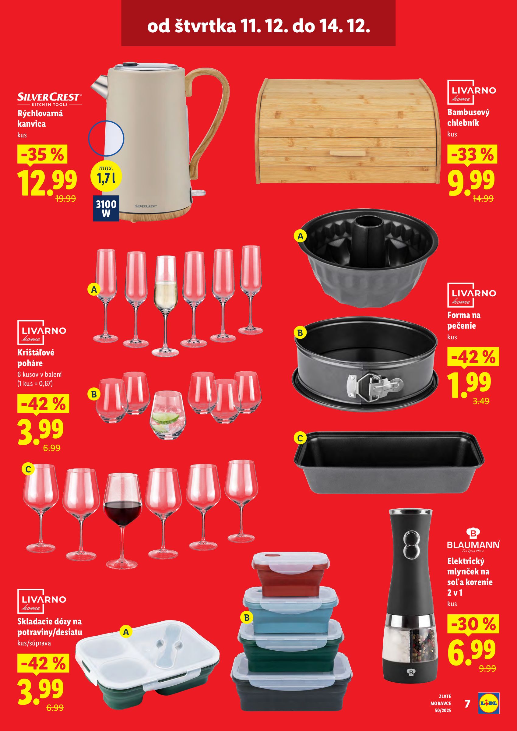 lidl - Leták Lidl - Nová predajňa v Zlatých Moravciach platný od 11.12. do 14.12. - page: 7