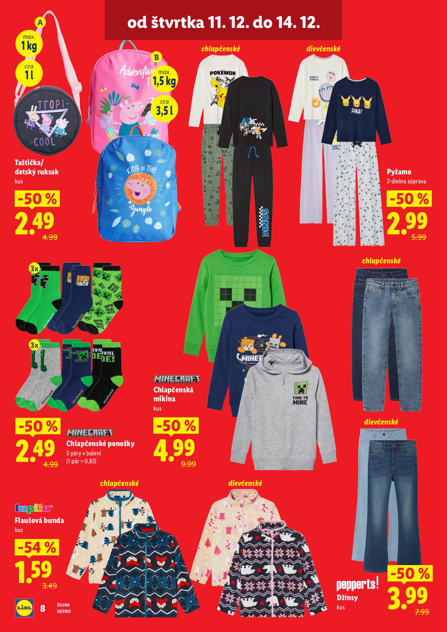 lidl - Leták Lidl - Nová predajňa v Žiline platný od 11.12. do 14.12. - page: 8