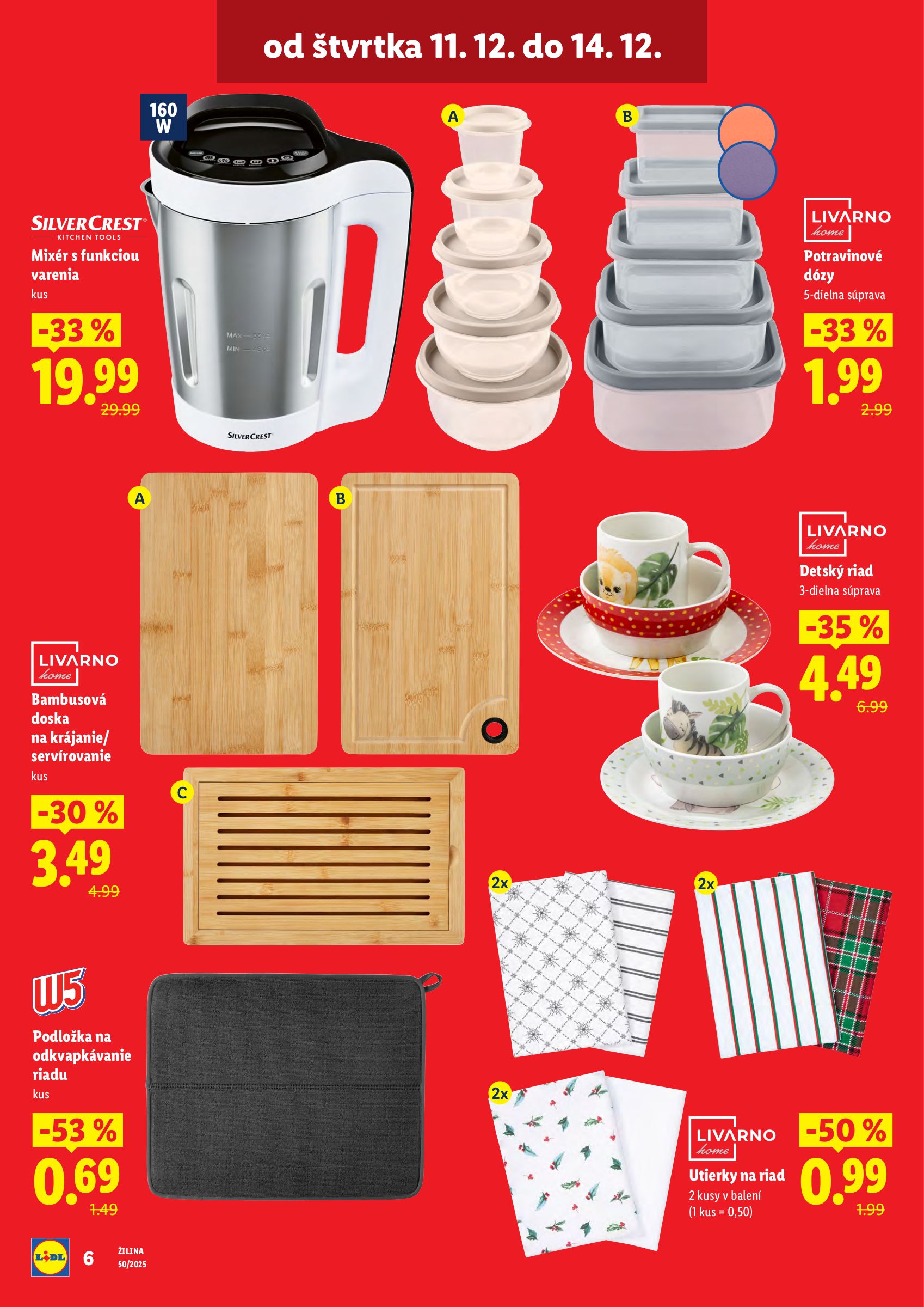 lidl - Leták Lidl - Nová predajňa v Žiline platný od 11.12. do 14.12. - page: 6