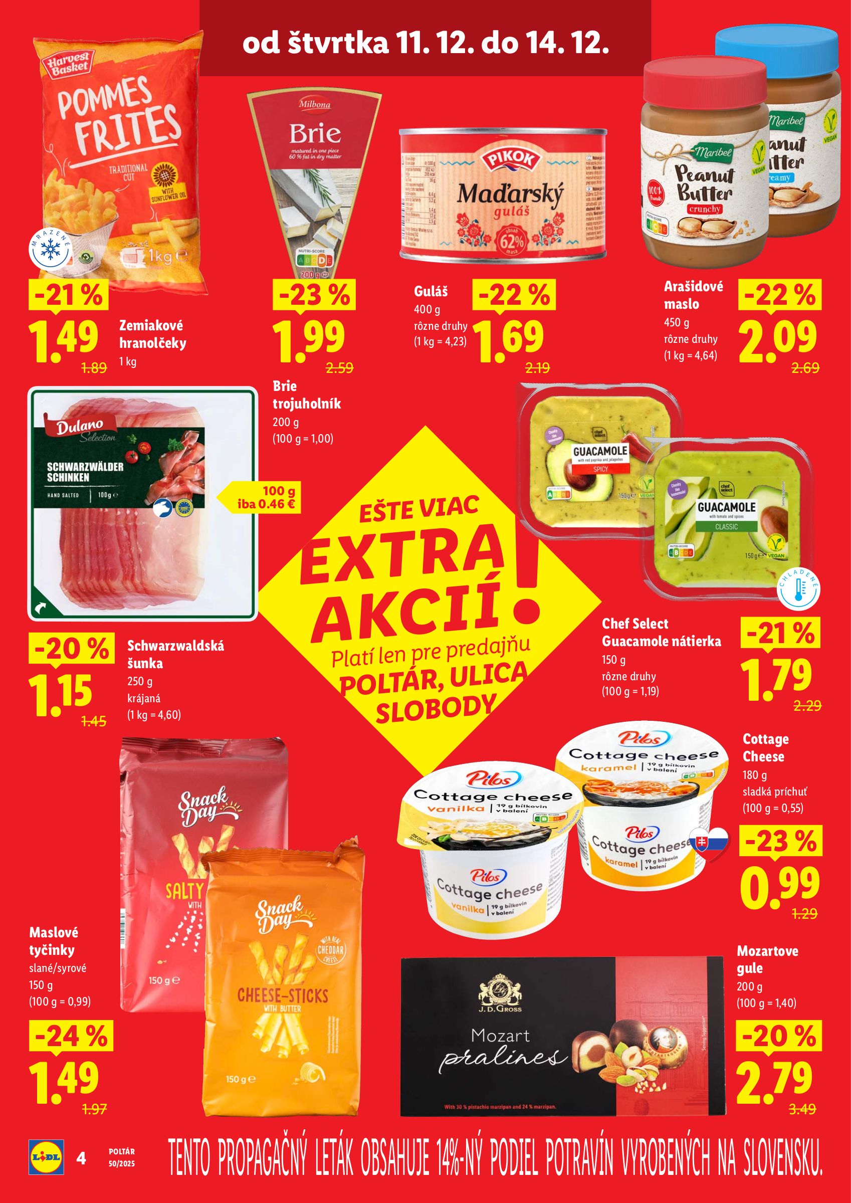 lidl - Leták Lidl - Nová predajňa v Poltári platný od 11.12. do 14.12. - page: 4