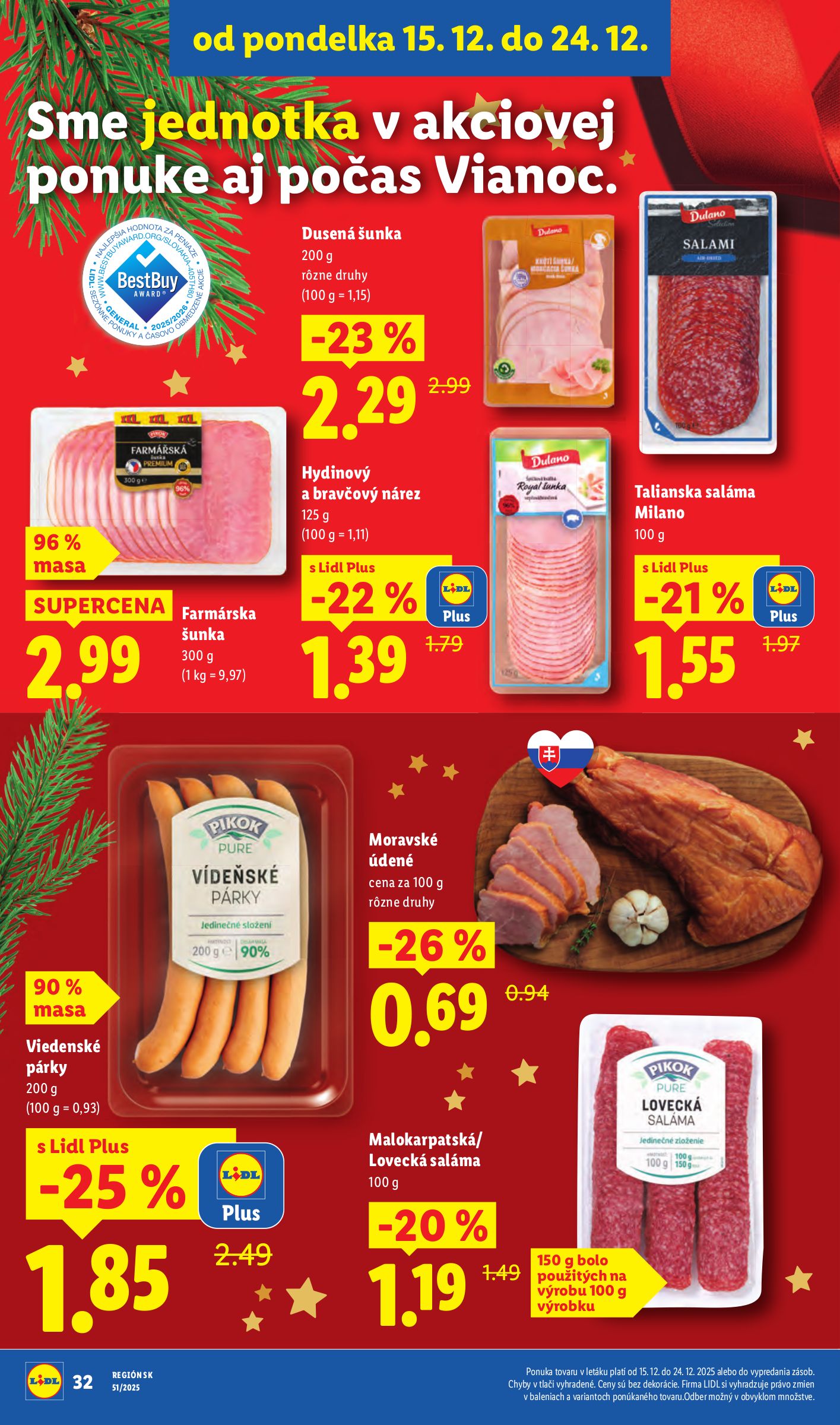 lidl - Leták Lidl platný od 15.12. do 24.12. - page: 38
