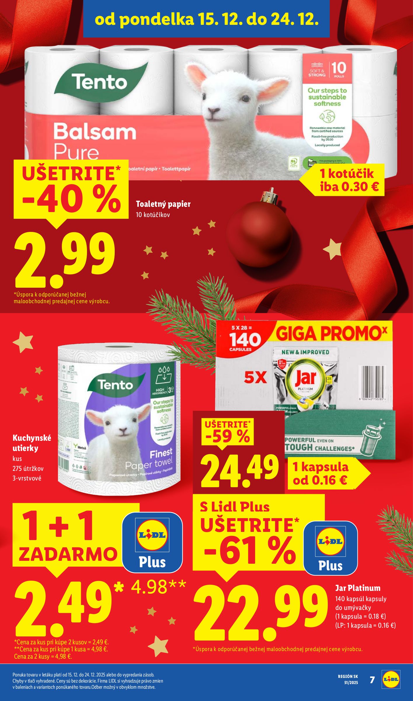 lidl - Leták Lidl platný od 15.12. do 24.12. - page: 7